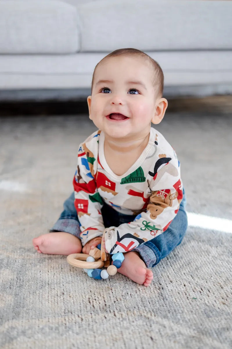 Rocking Horse Wooden Rattle