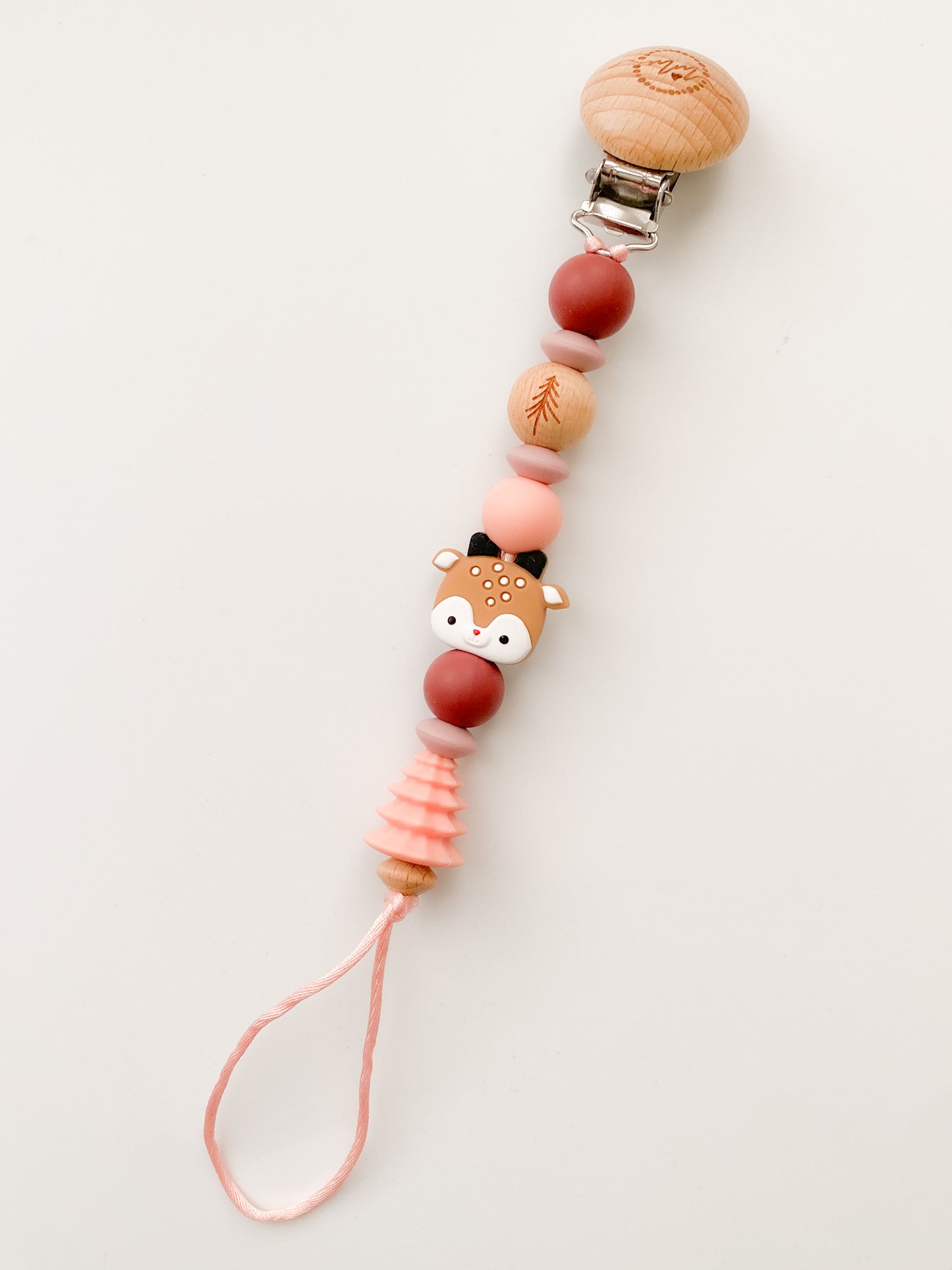 Reindeer Pacifier Clip