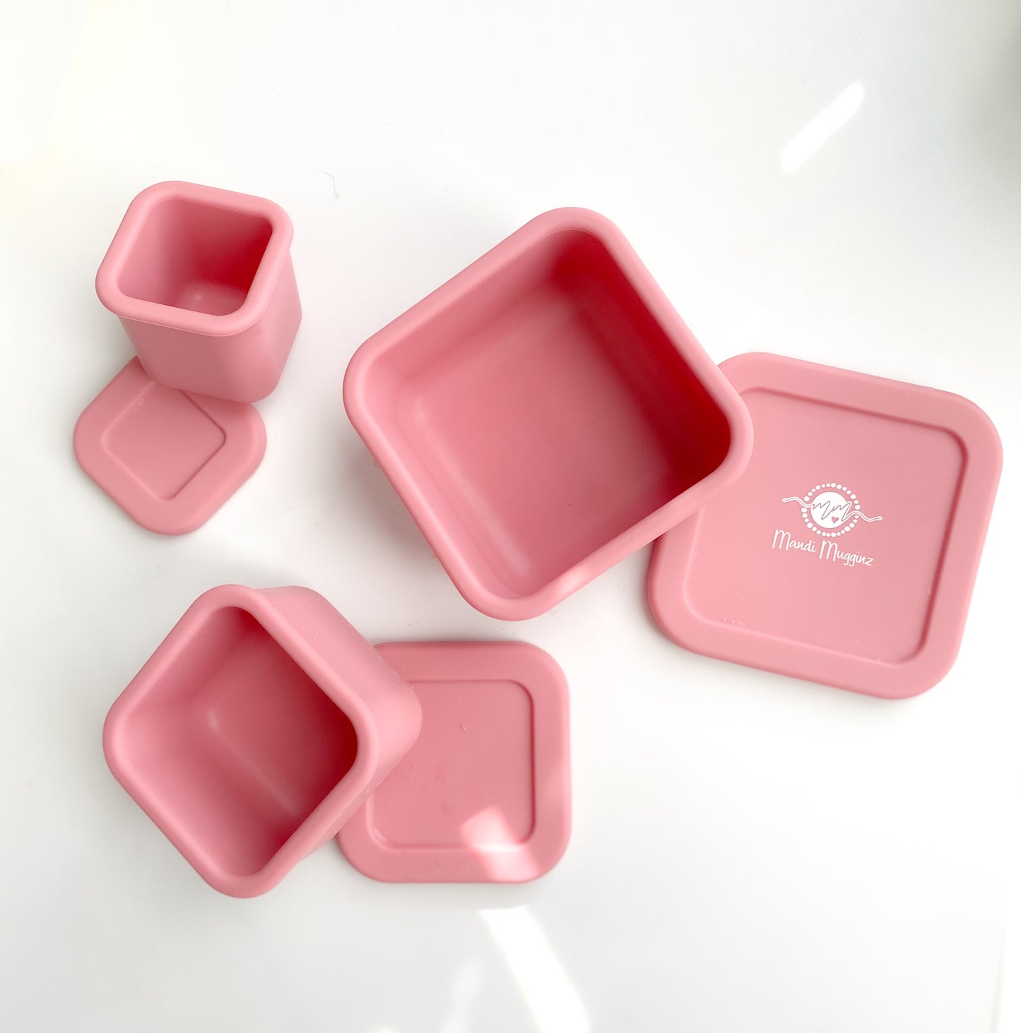 Silicone 3 Pack Snack Containers
