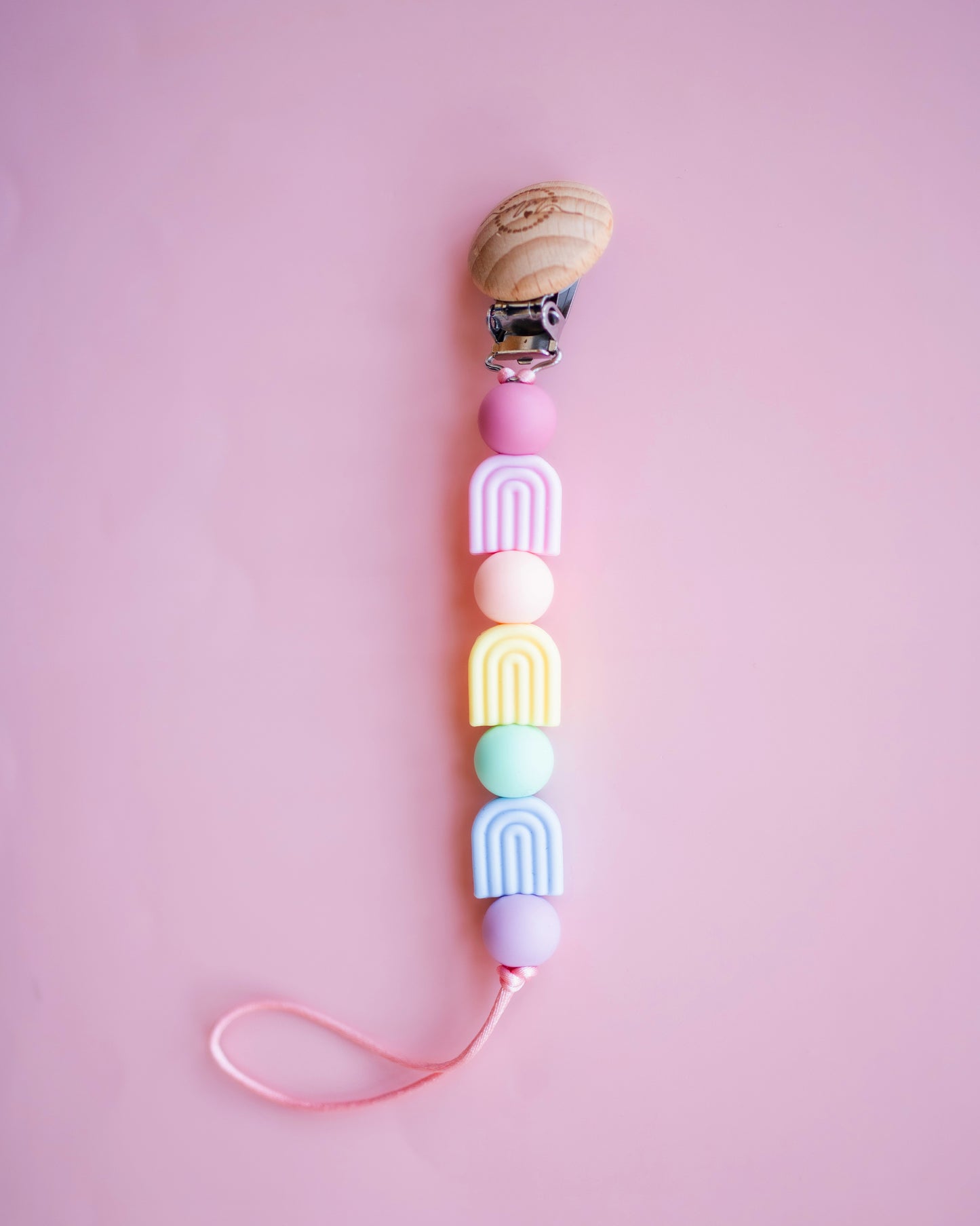 Rainbow Teether + Clip