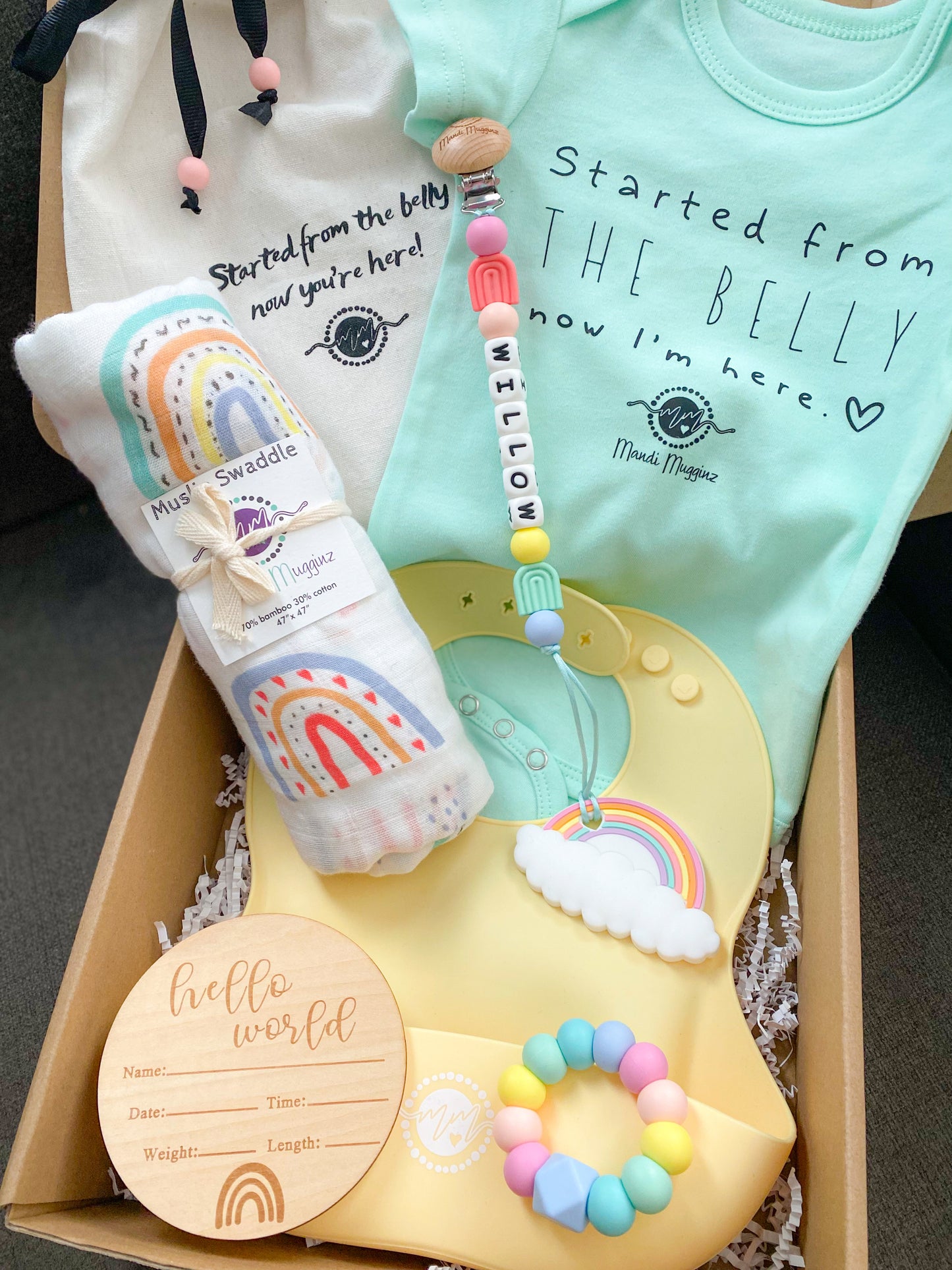 Rainbow Baby Gift Box