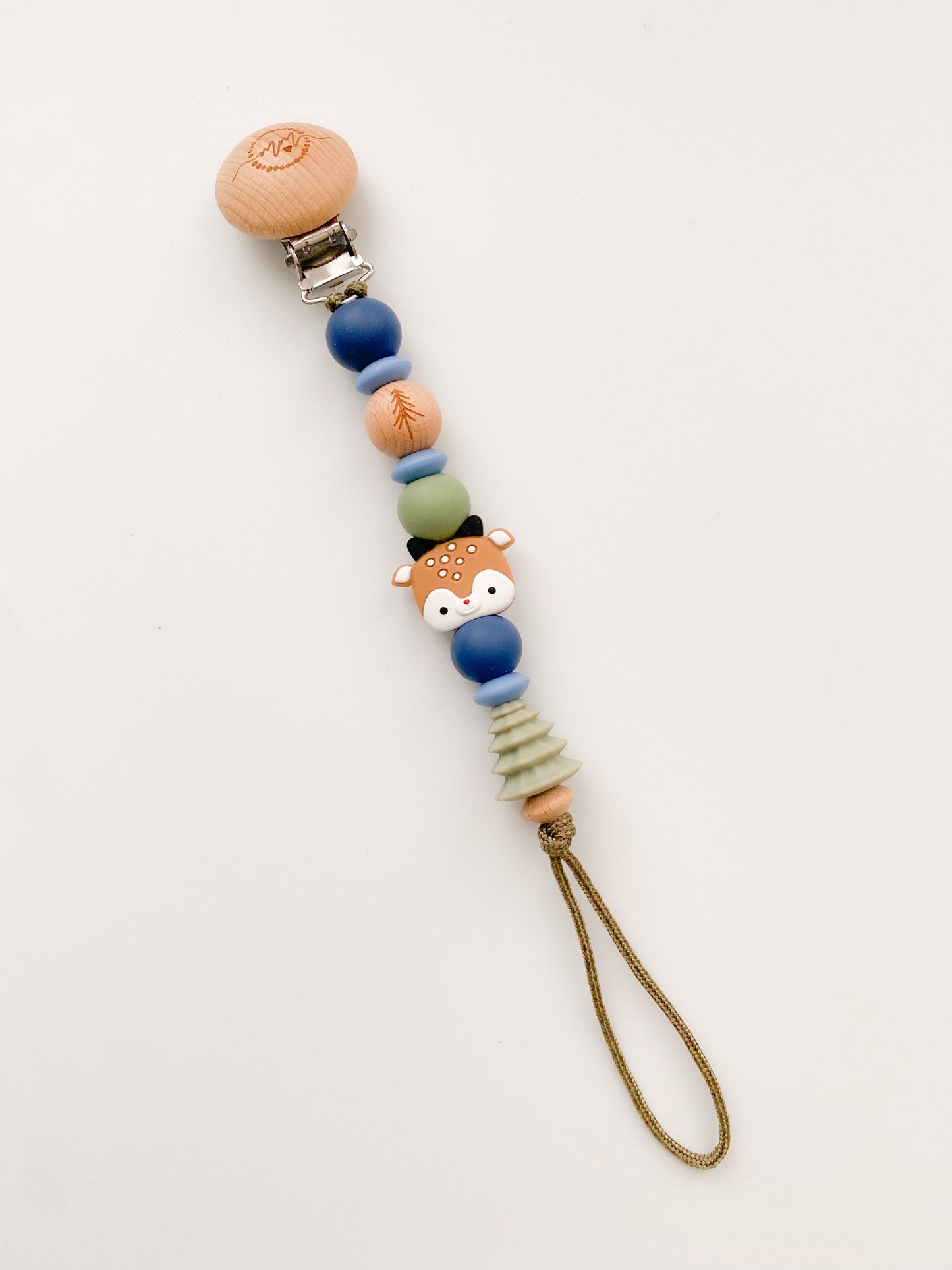 Reindeer Pacifier Clip