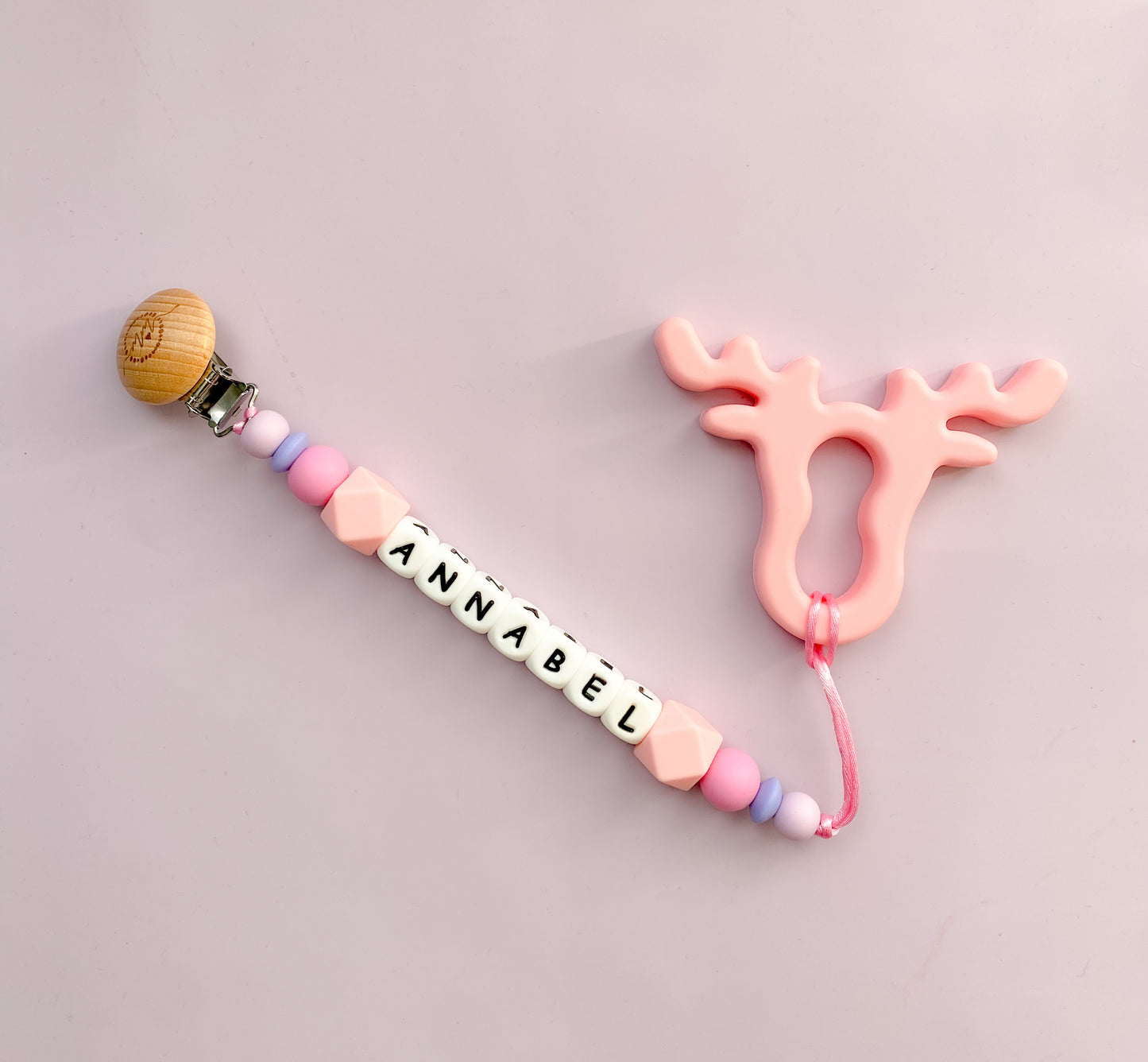 Antler Teether + Clip