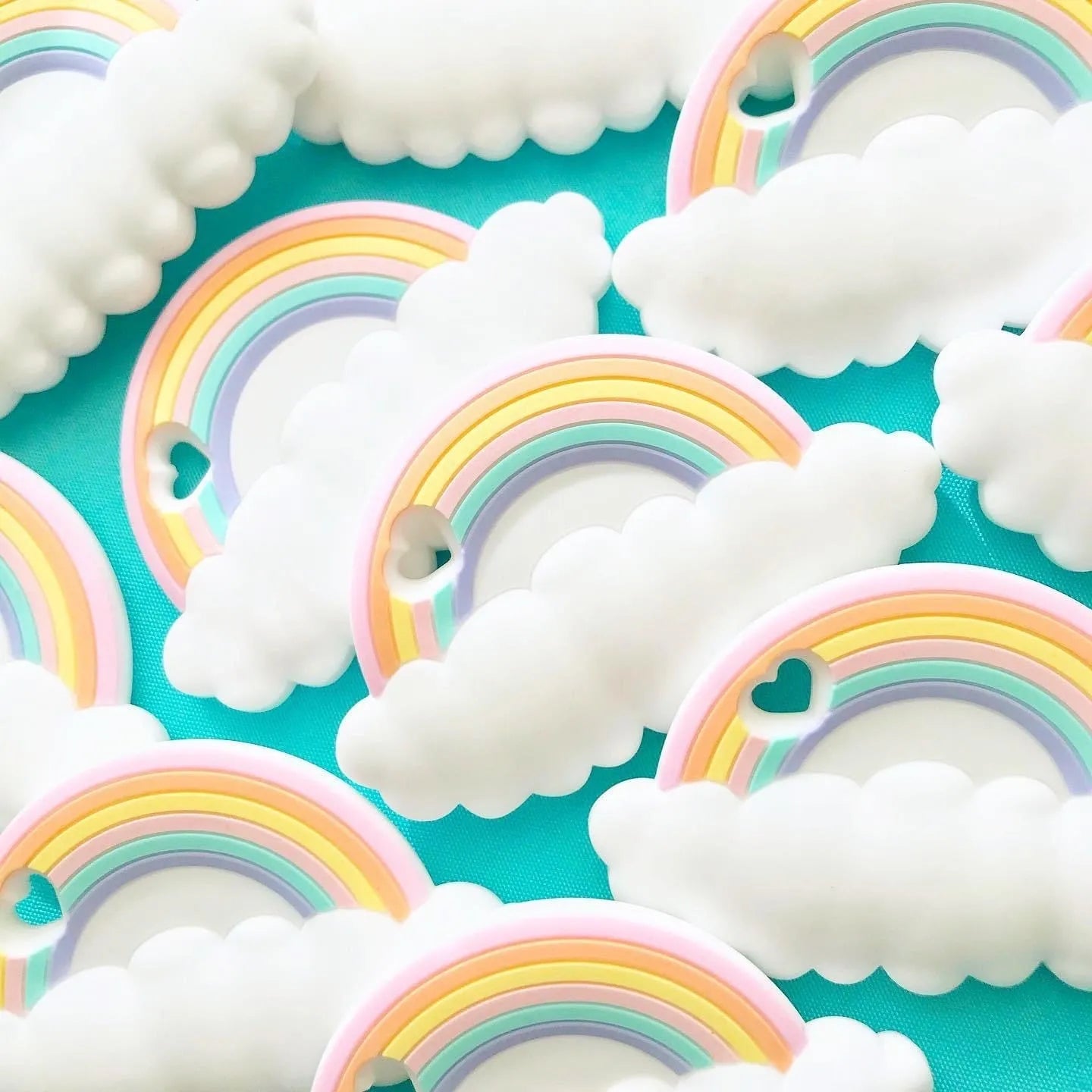 Rainbow Teether + Clip