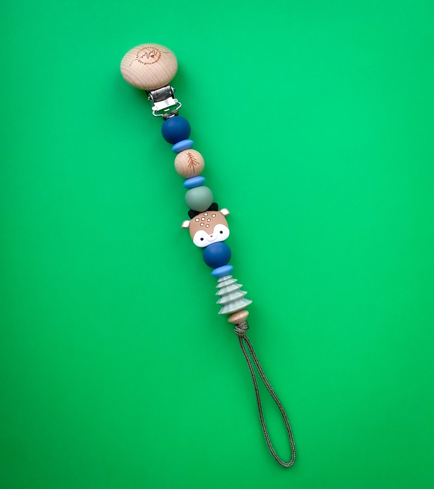 Reindeer Pacifier Clip