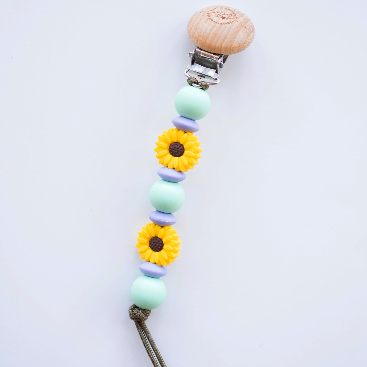Flower Pacifier Clips