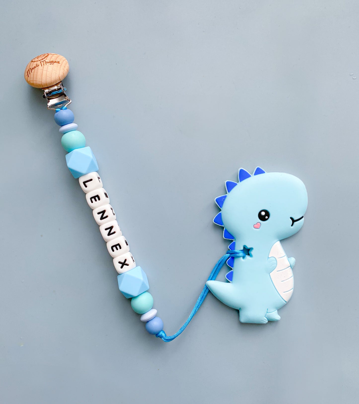 Dinosaur Teether + Clip