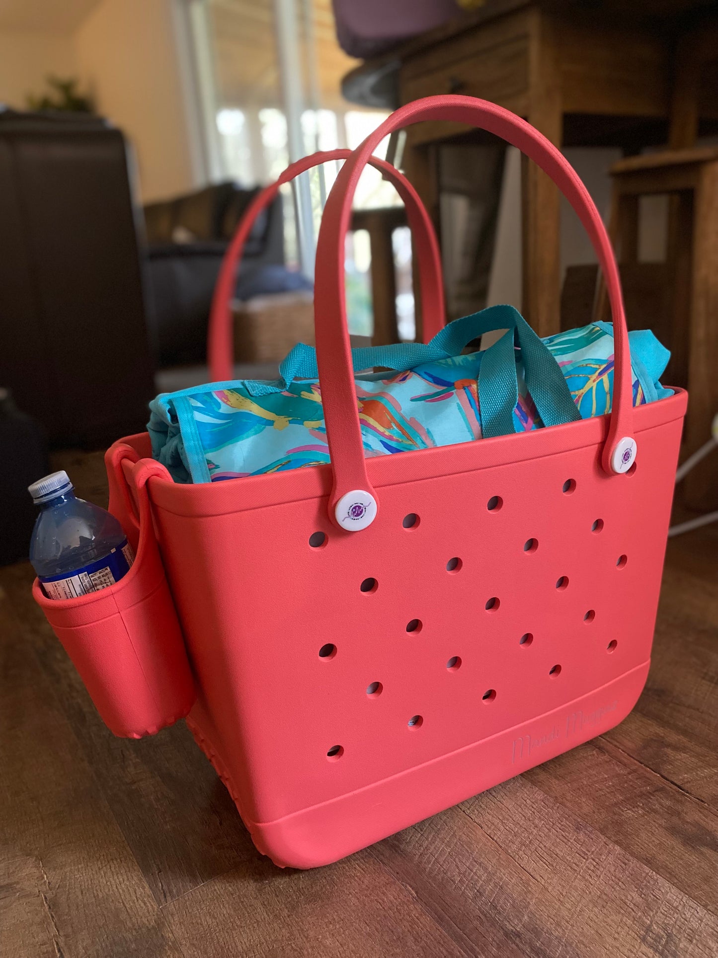 Coral Punch Tote Bag
