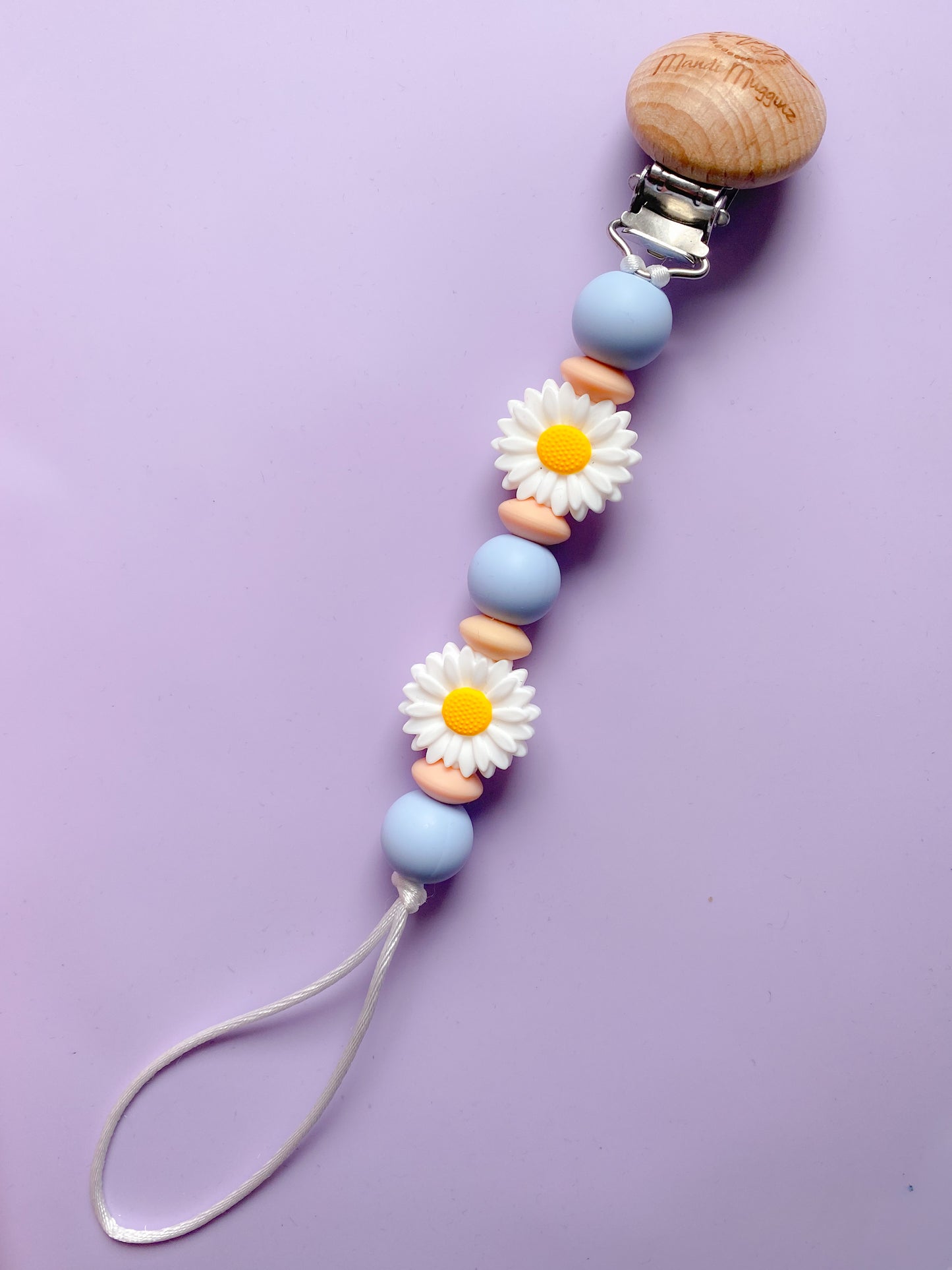 Flower Pacifier Clips