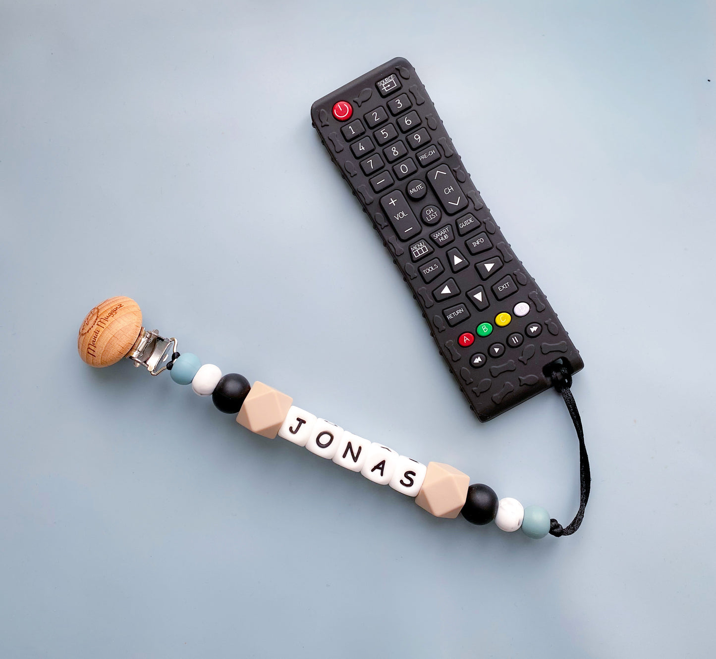 Tv Remote Teether + Clip