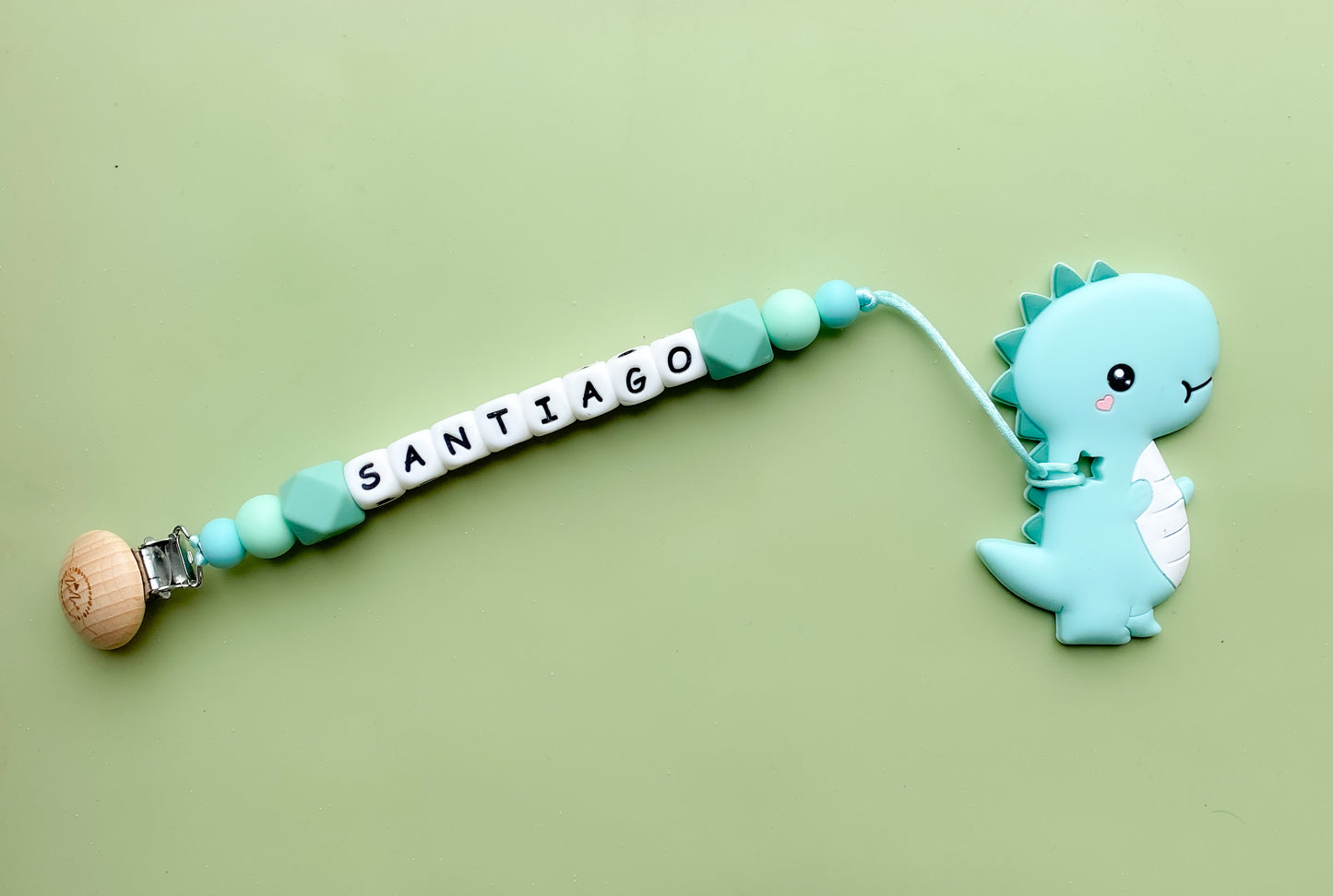 Dinosaur Teether + Clip