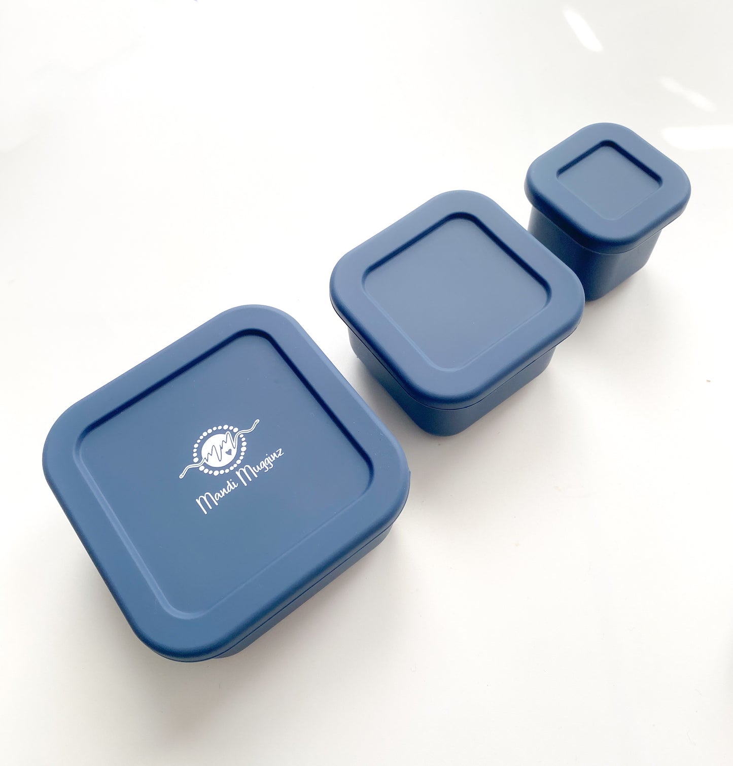 Silicone 3 Pack Snack Containers