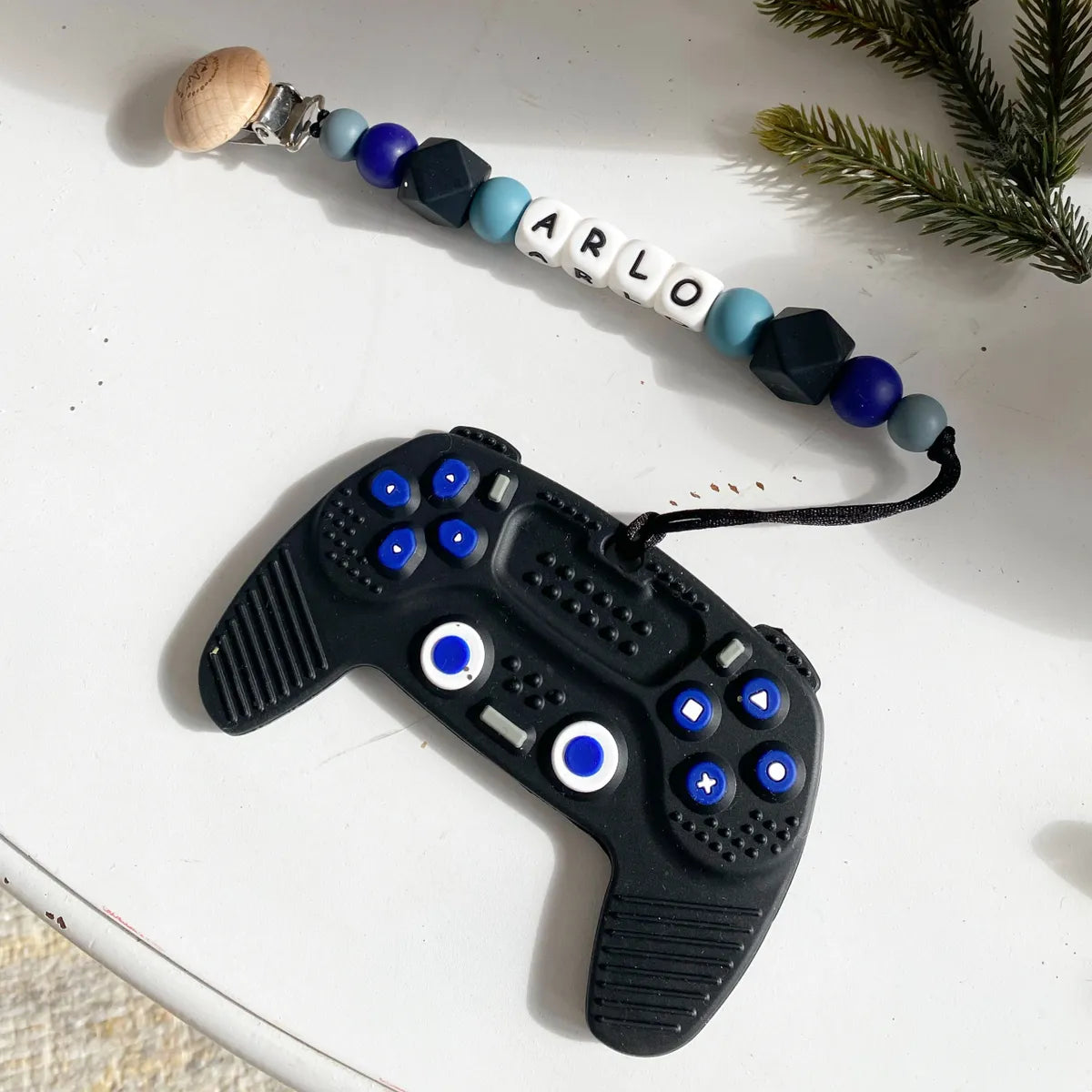 Video Game Teether + Clip