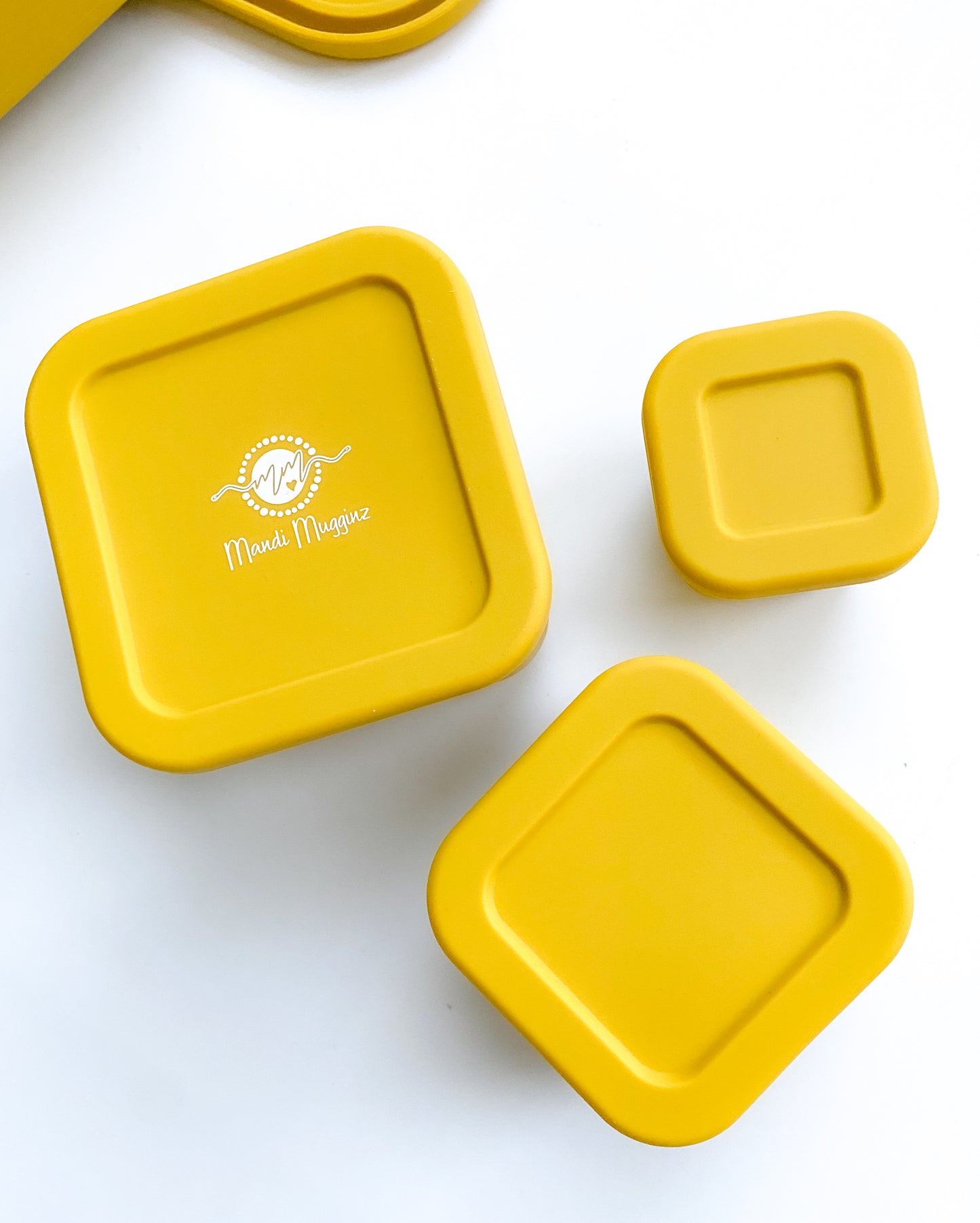 Silicone 3 Pack Snack Containers