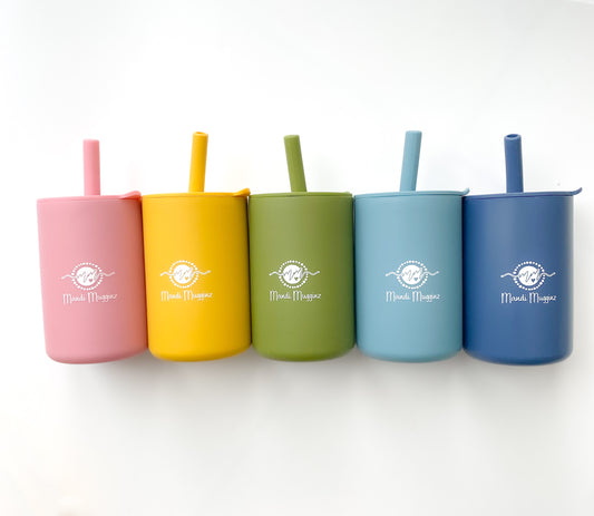 Silicone Straw Cups