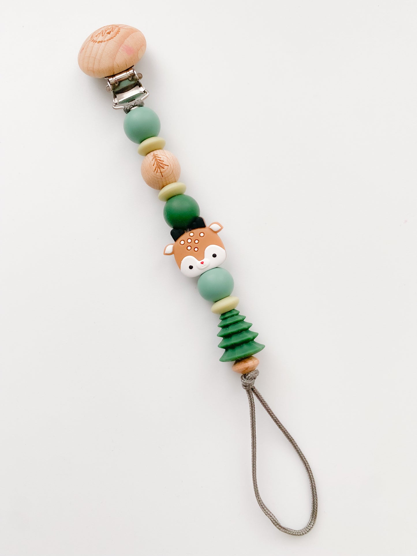 Reindeer Pacifier Clip