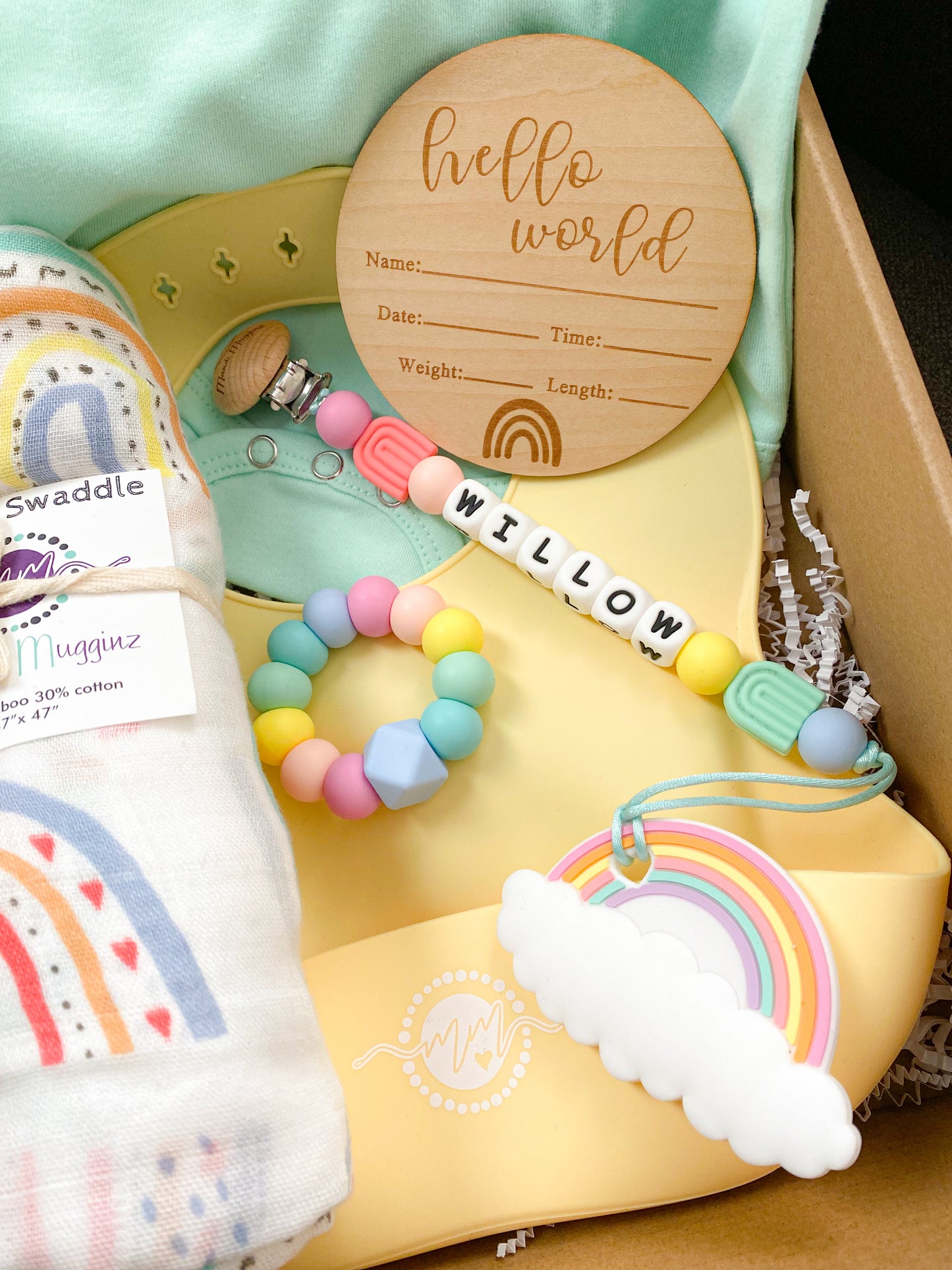Rainbow Baby Gift Box