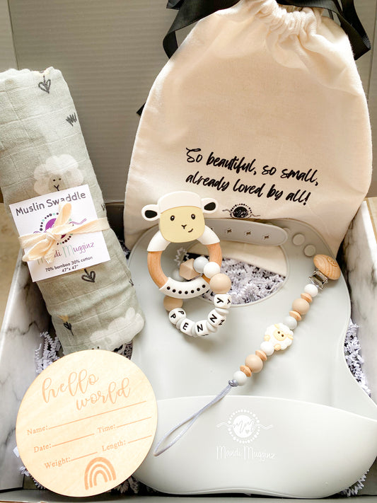 Gender Neutral Lamb Gift Box