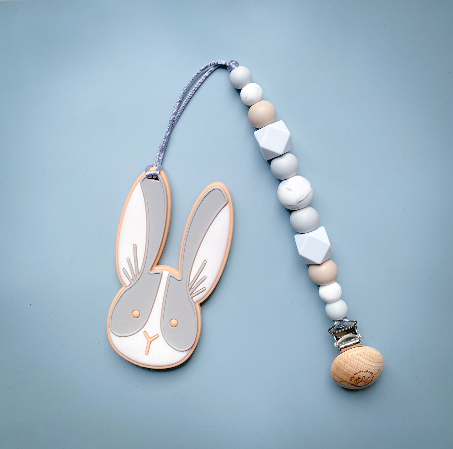 Bunny Teether + Clip