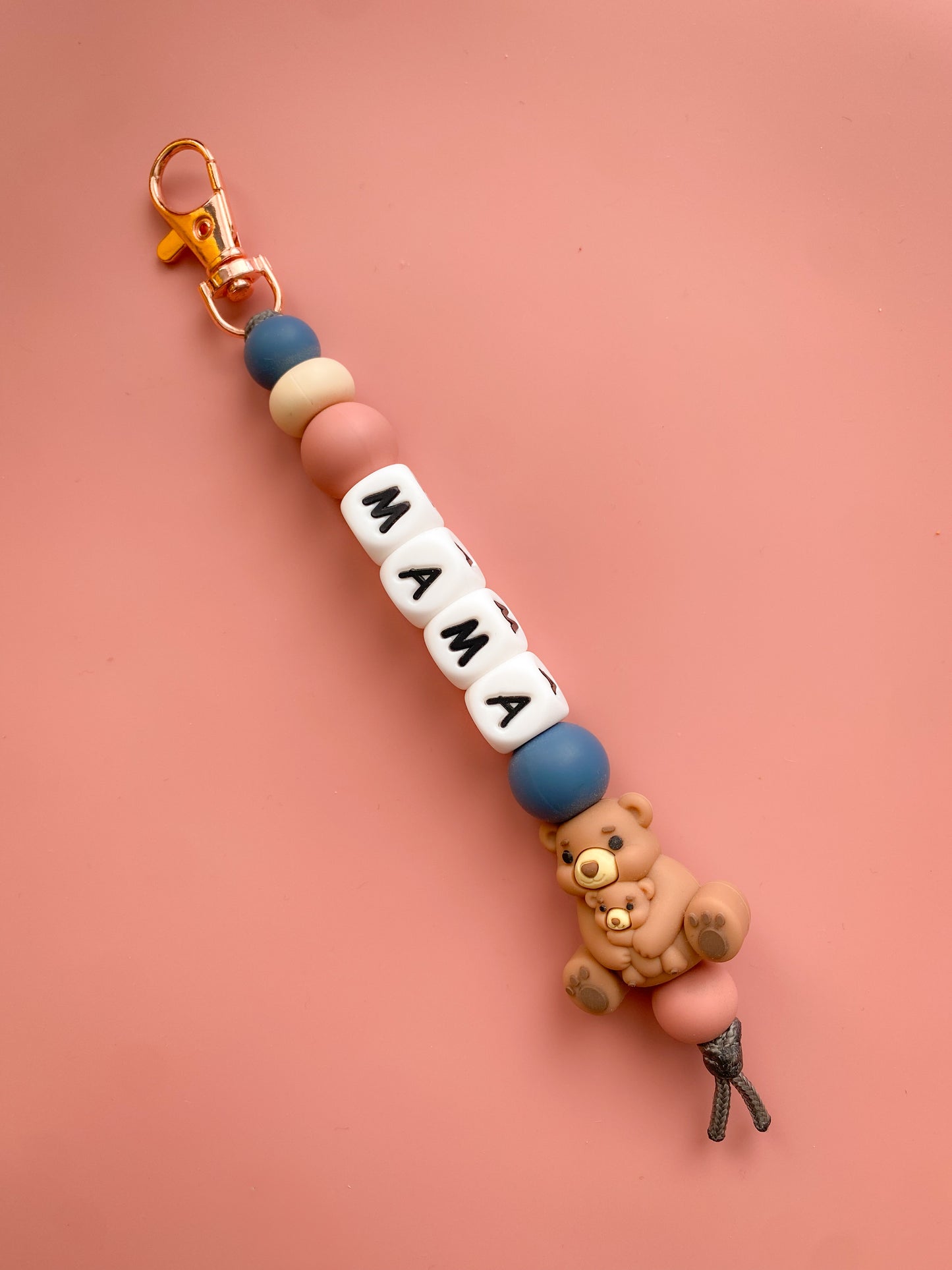 Mama Bear Keychain/Zipper Pull