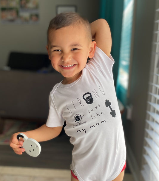 Strong just like my mom ONESIE