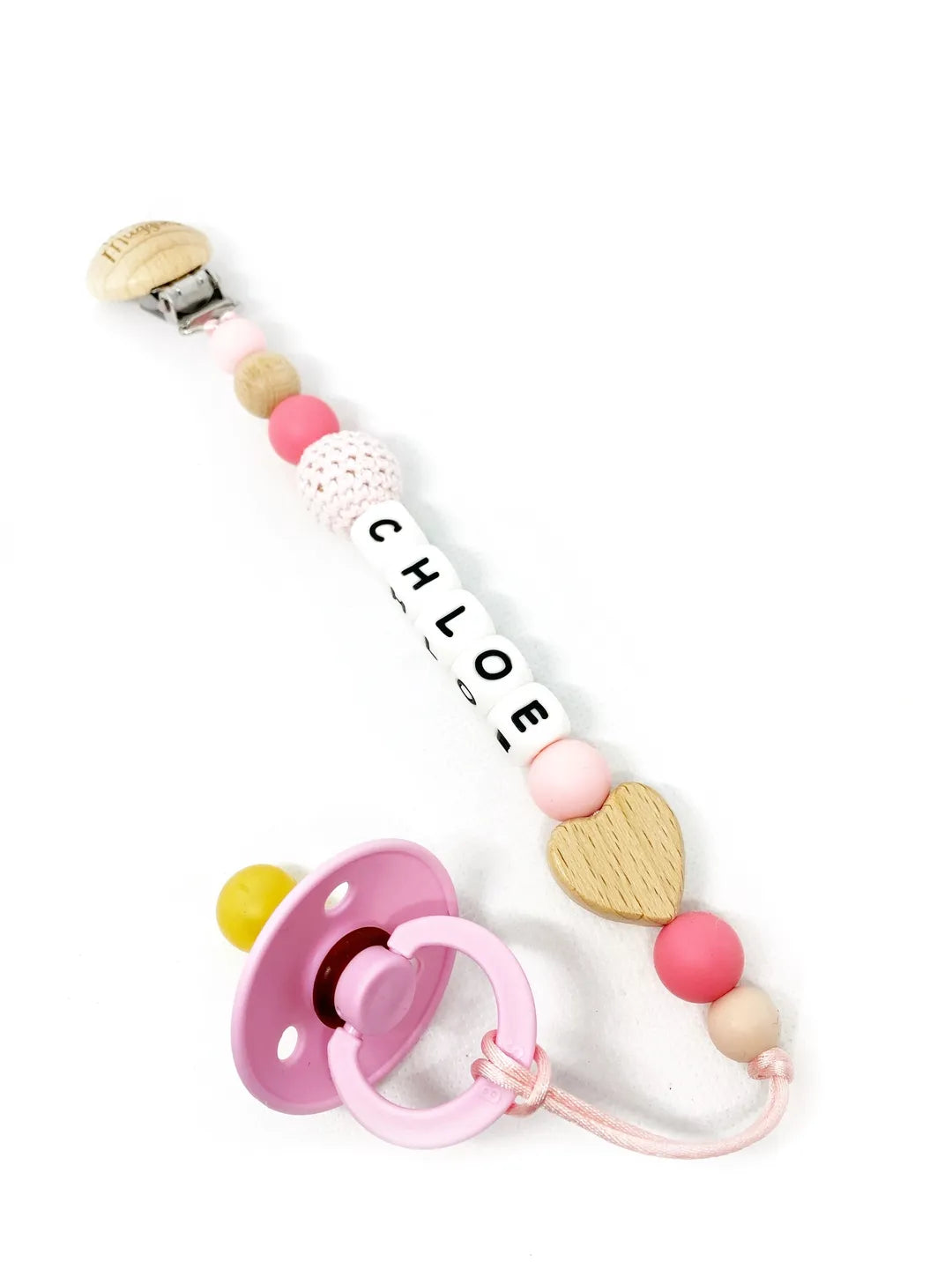 Personalized Pacifier Clip