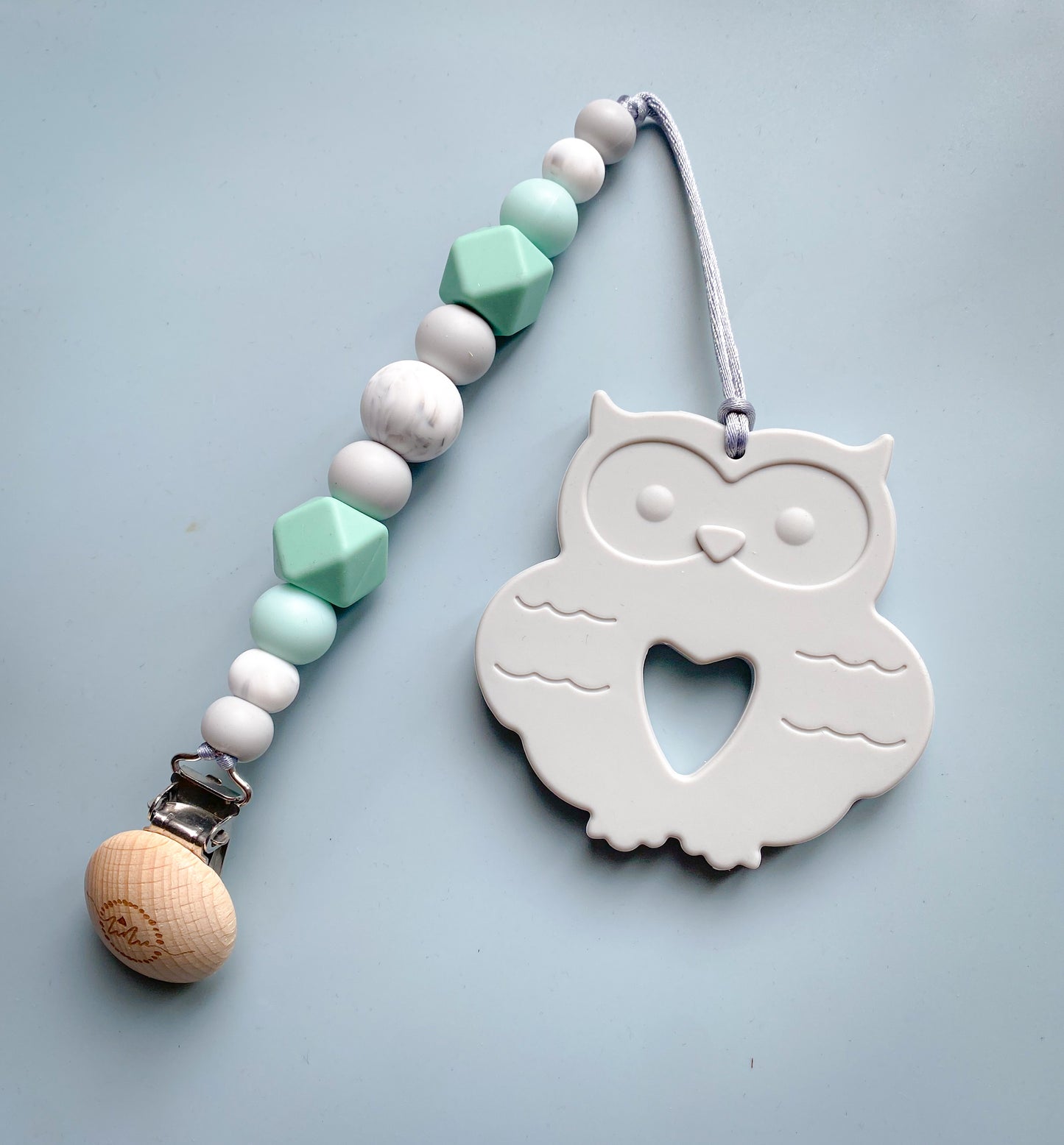 Owl Teether + Clip