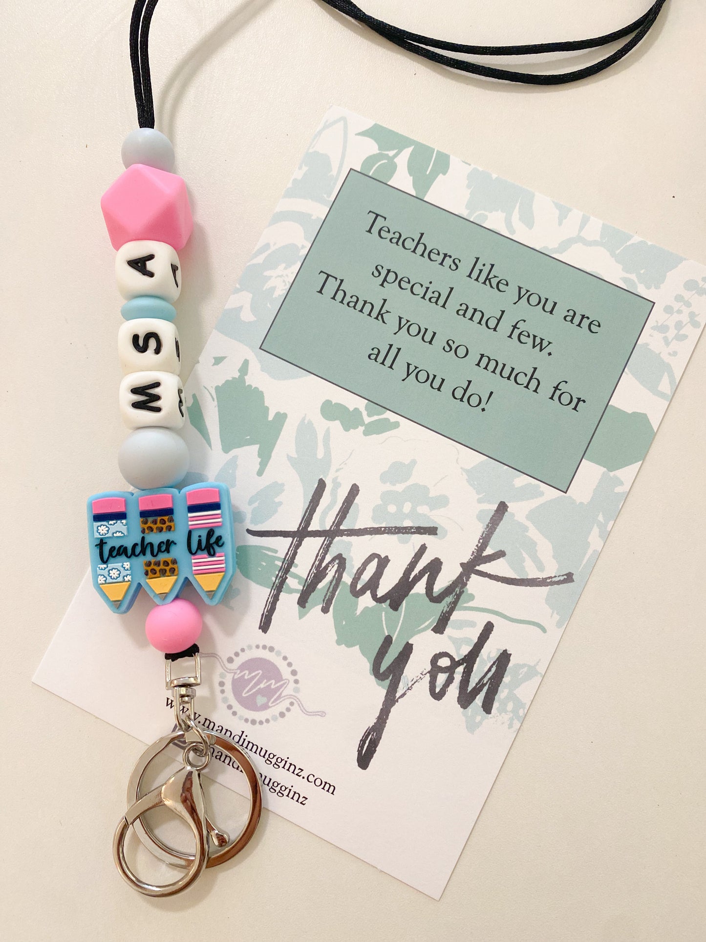 Personalized Teacher Lanyards