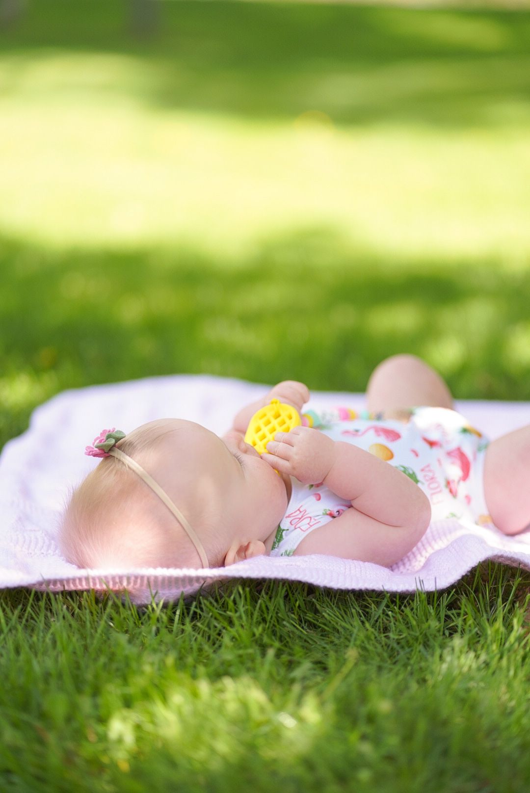 Pineapple Teether + Clip