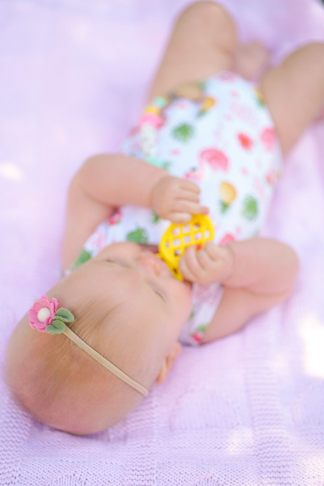 Pineapple Teether + Clip