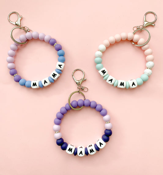 Mama Wristlet Keychain