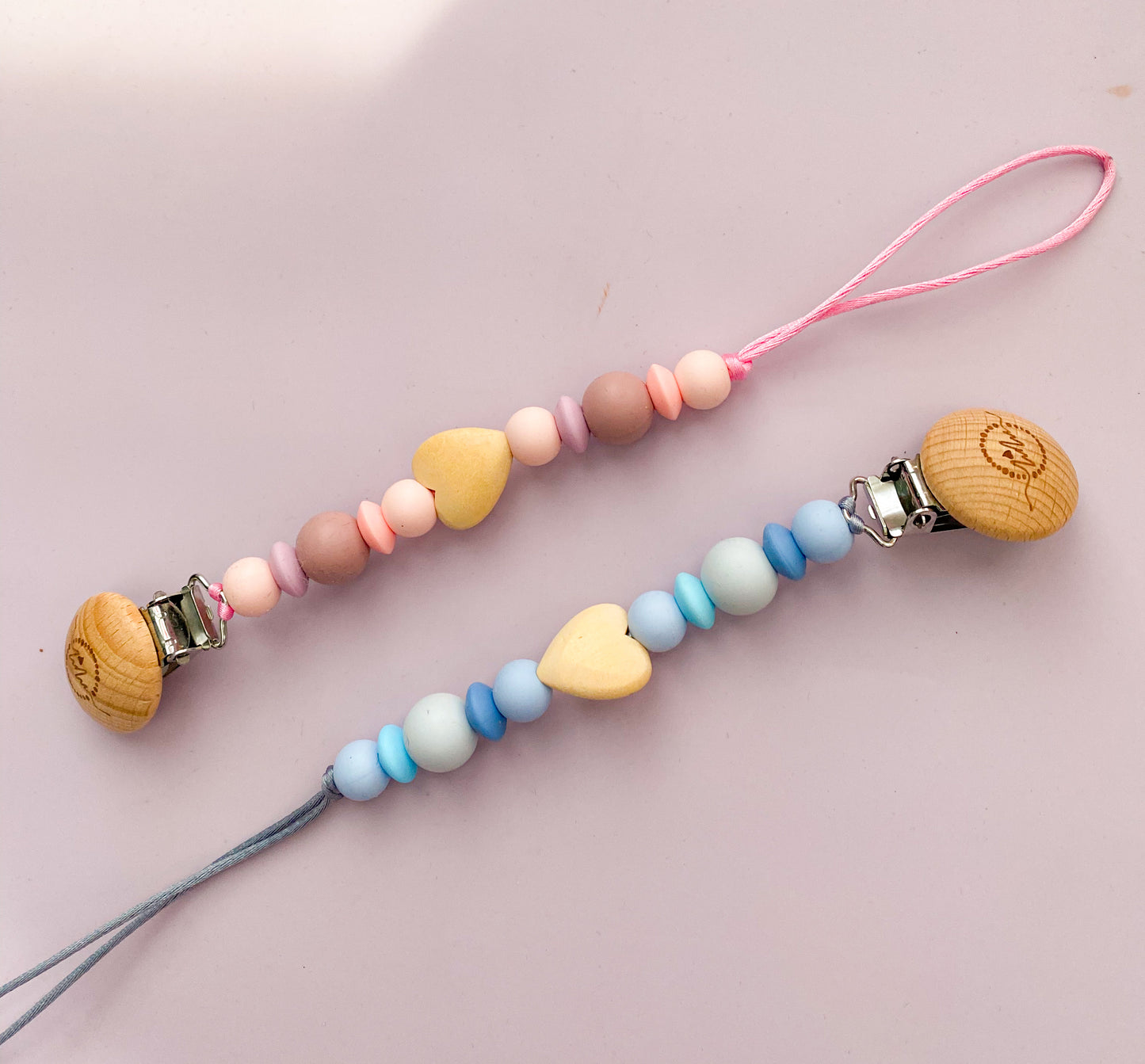 Heart Pacifier Clip