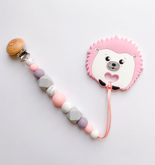 Hedgehog Teether + Clip