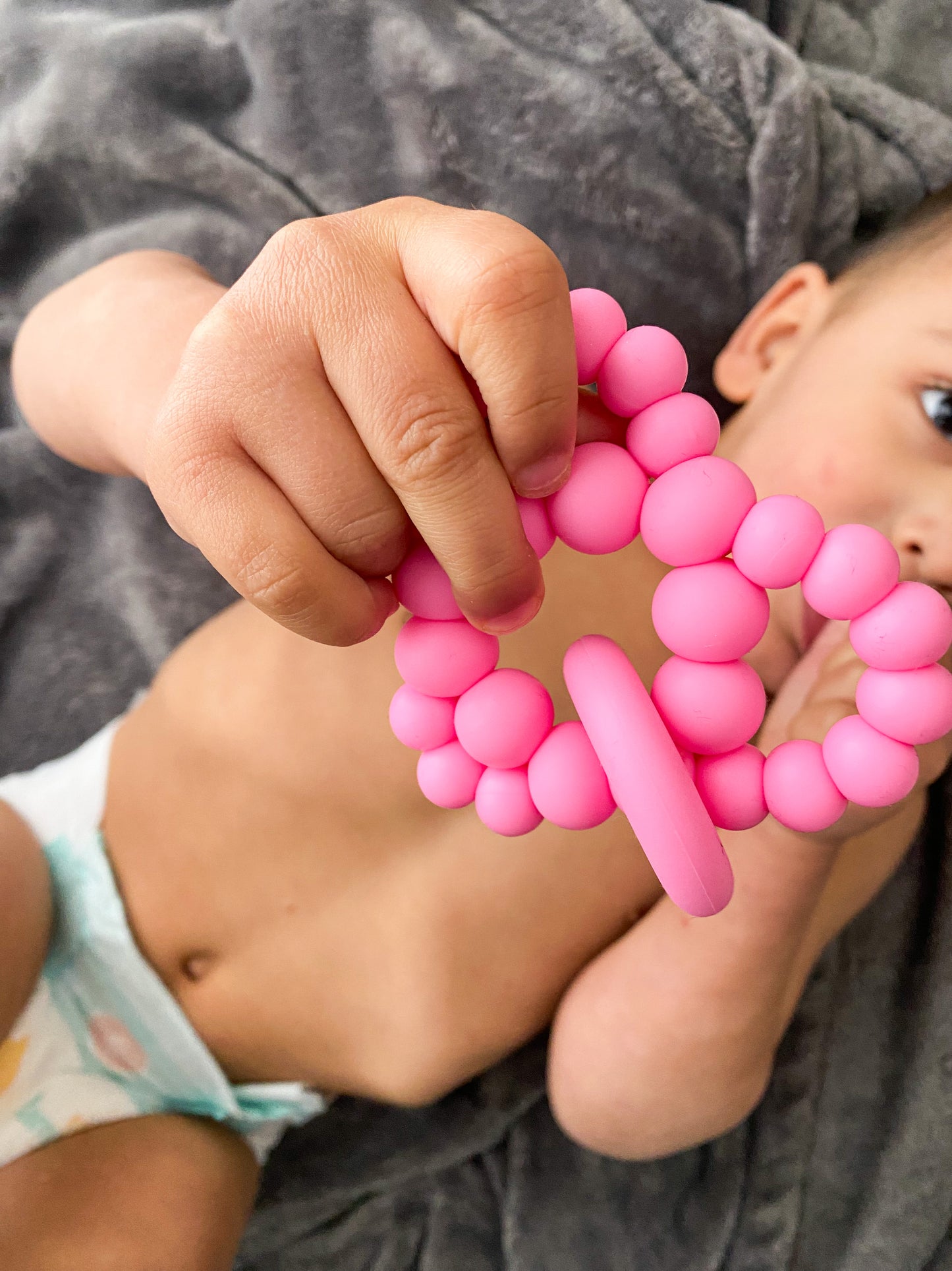 Beaded Heart Teethers