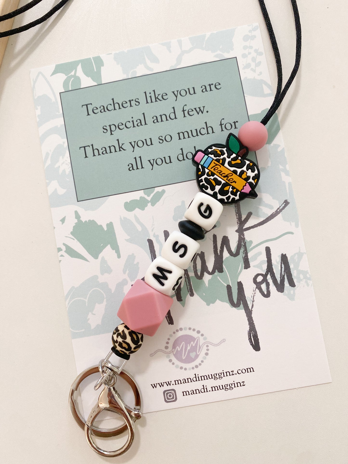 Personalized Teacher Lanyards