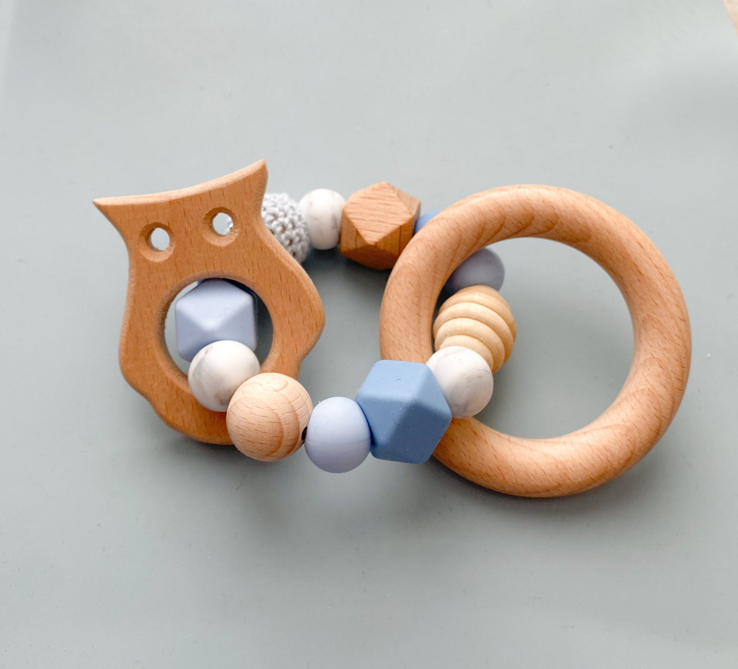 Owl Wooden Teething Ring