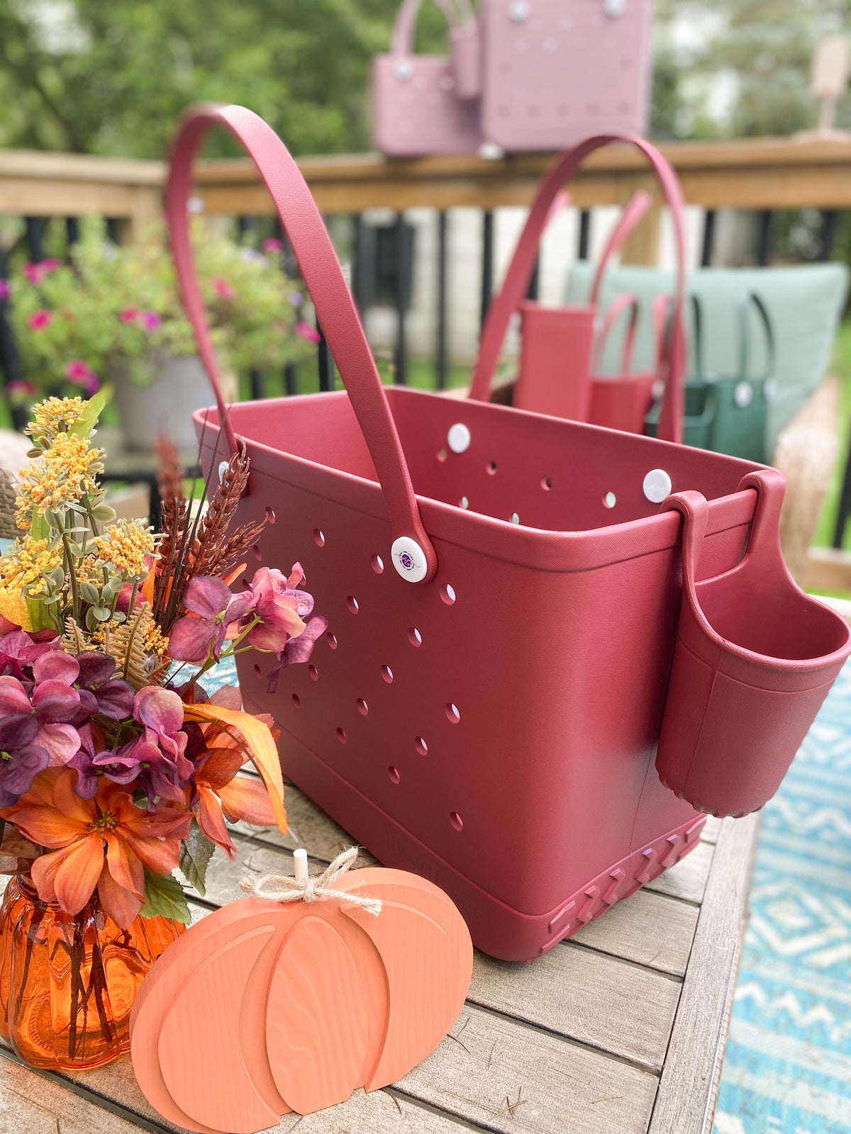 Cranberry Spice Tote Bag