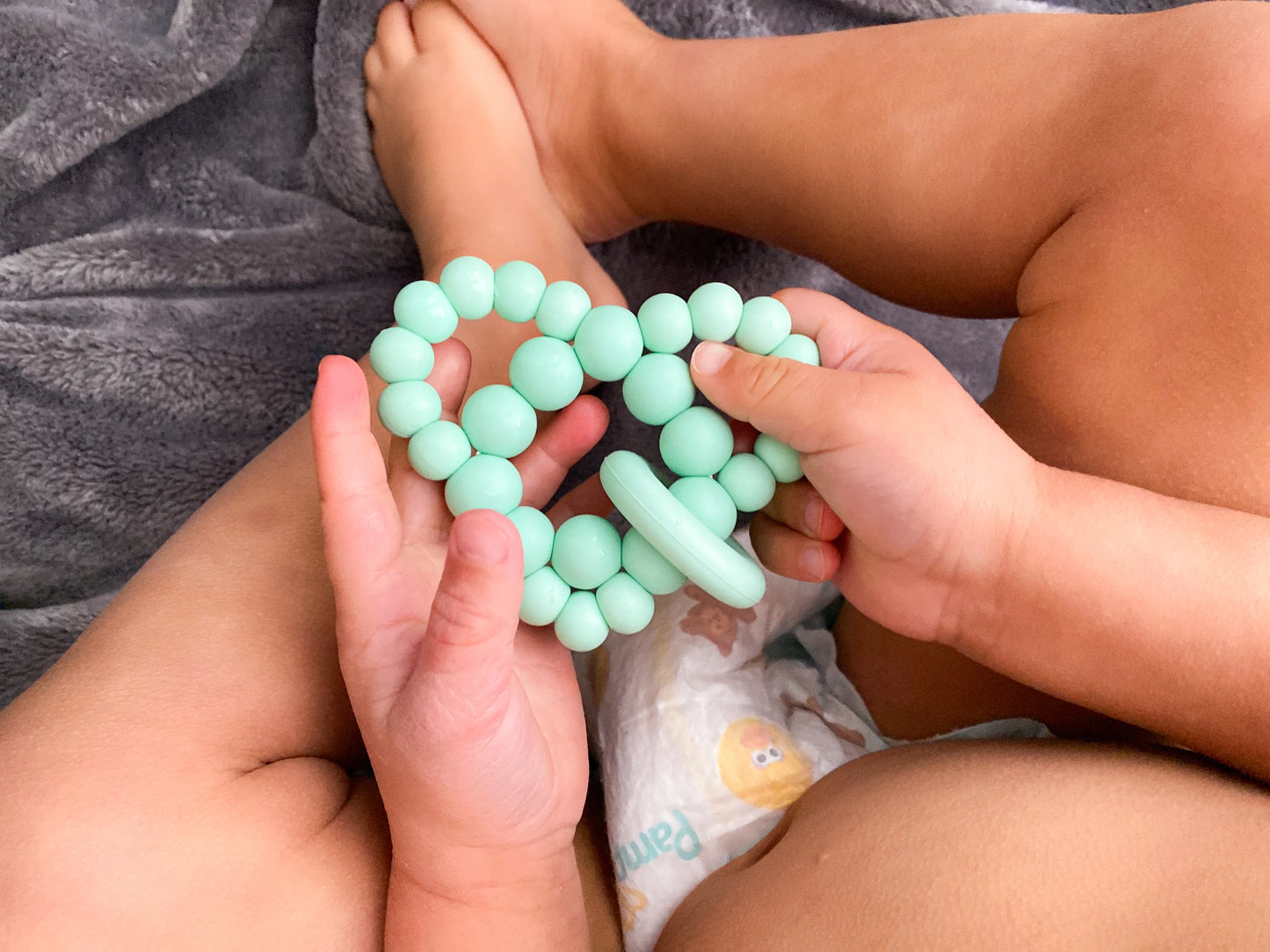 Beaded Heart Teethers