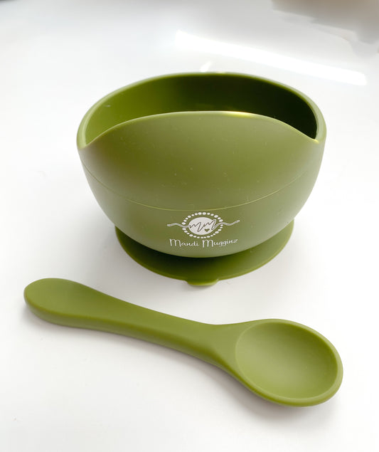 Silicone Bowl and Spoon