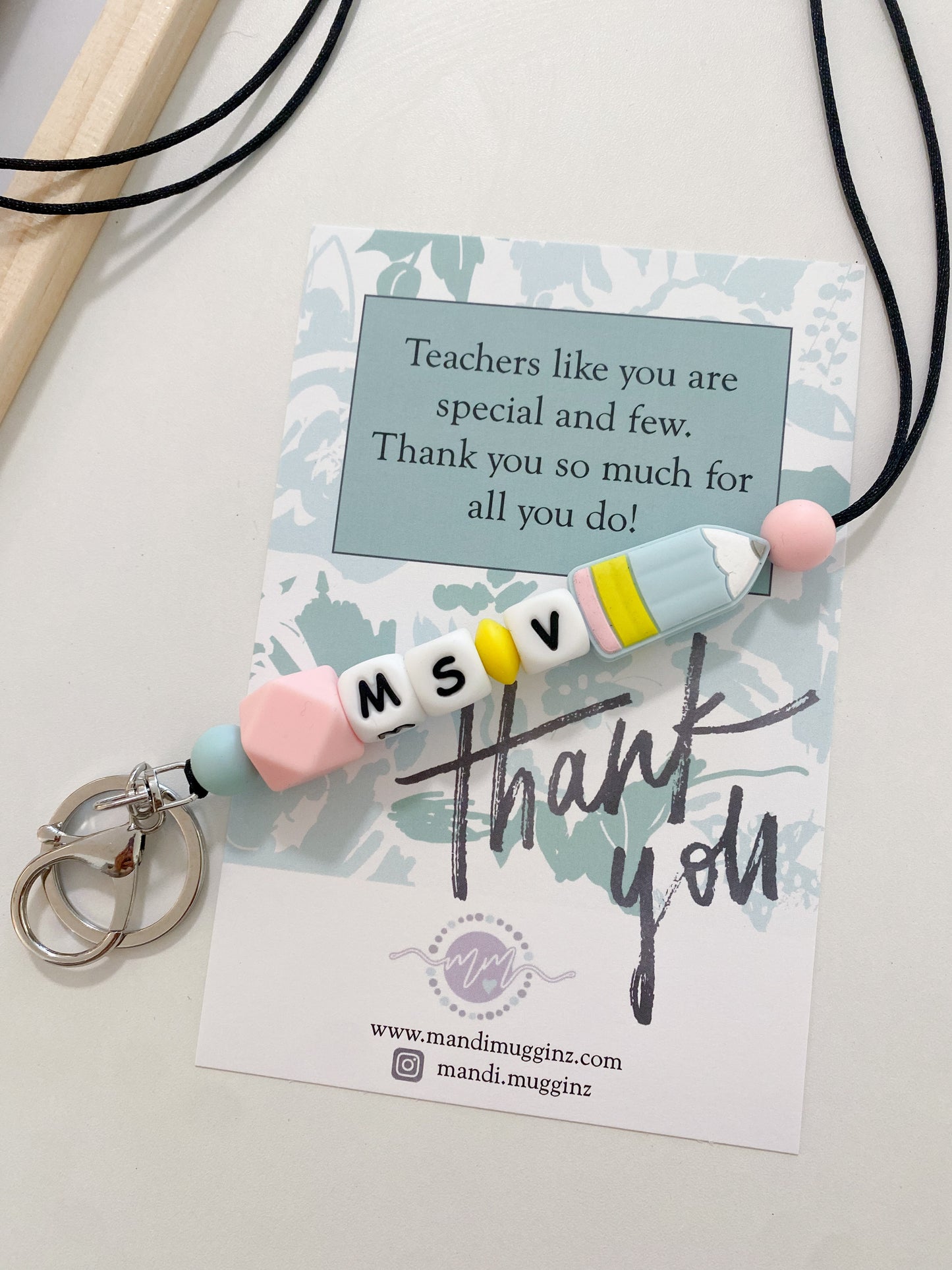 Personalized Teacher Lanyards