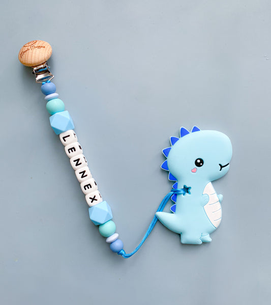 Dinosaur Teether + Clip