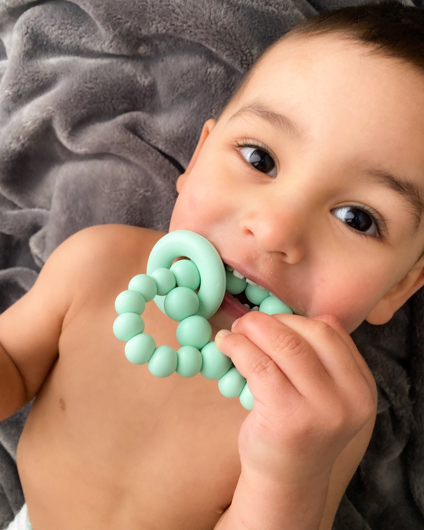 Beaded Heart Teethers