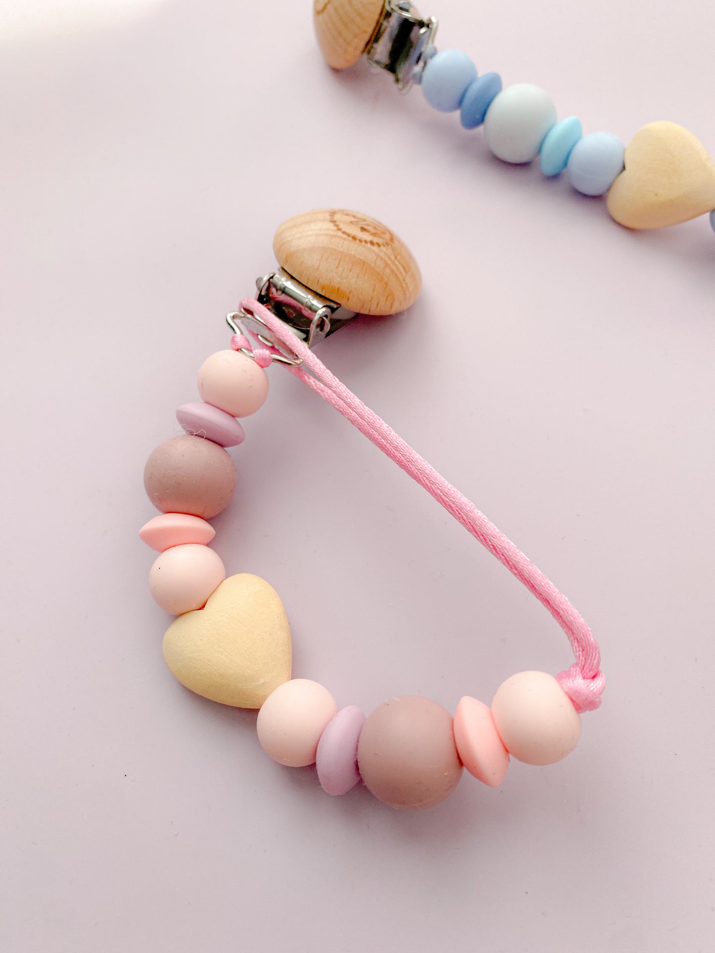 Heart Pacifier Clip