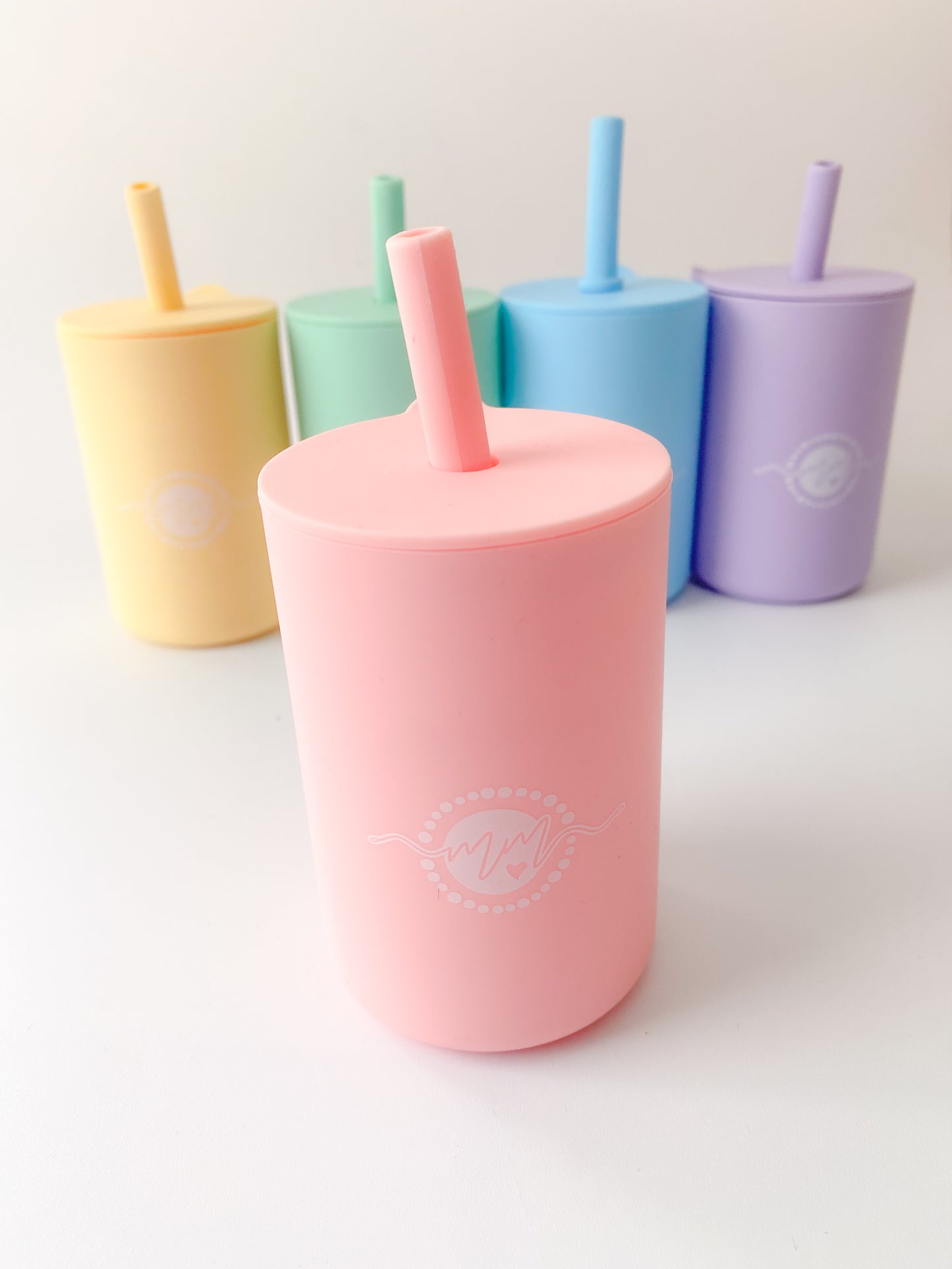 Silicone Straw Cups