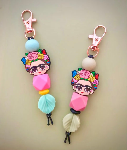 Frida Keychain/Zipper Pull