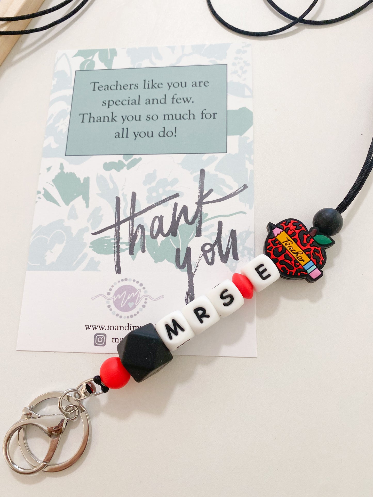 Personalized Teacher Lanyards