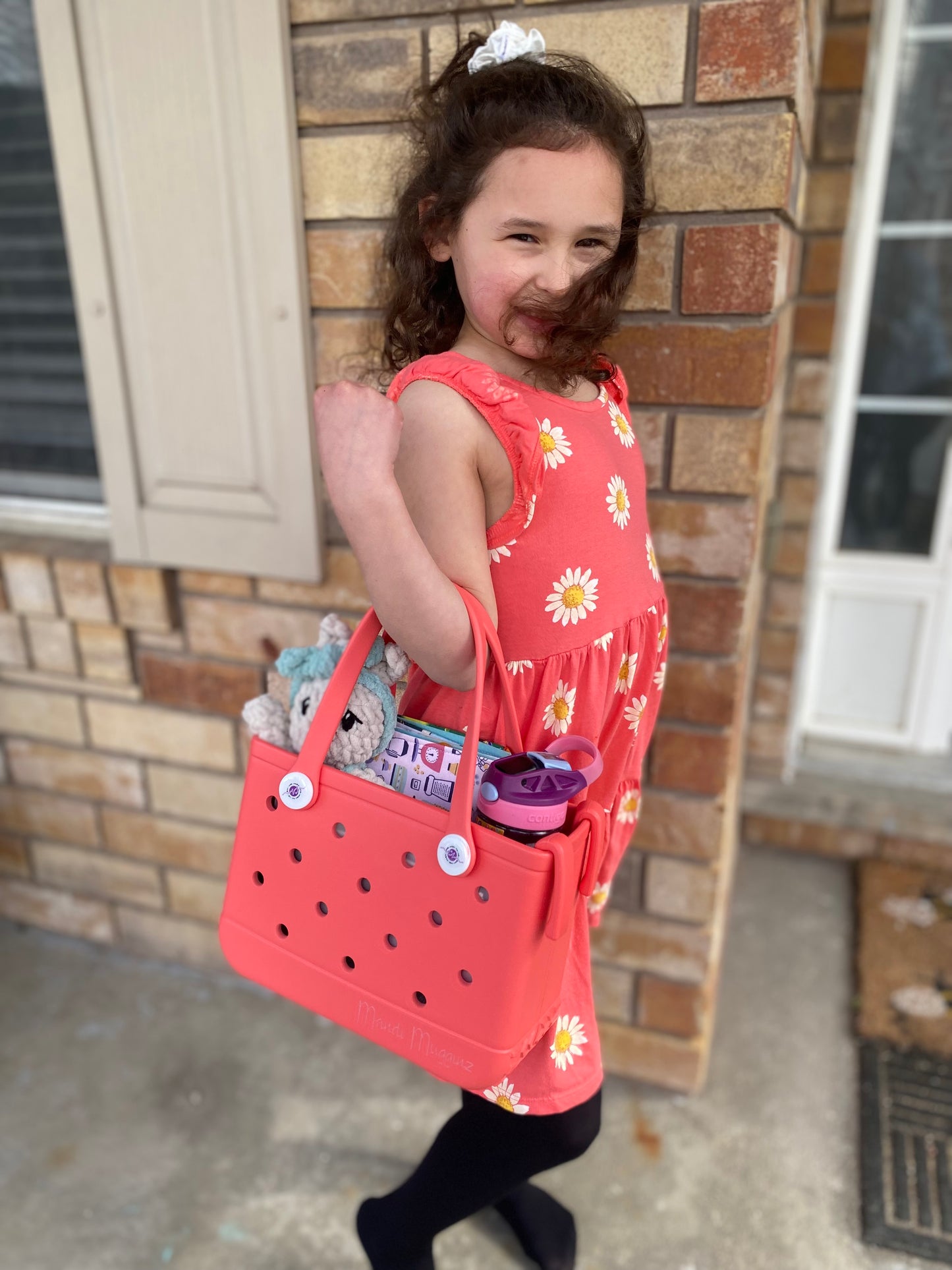 Coral Punch Tote Bag