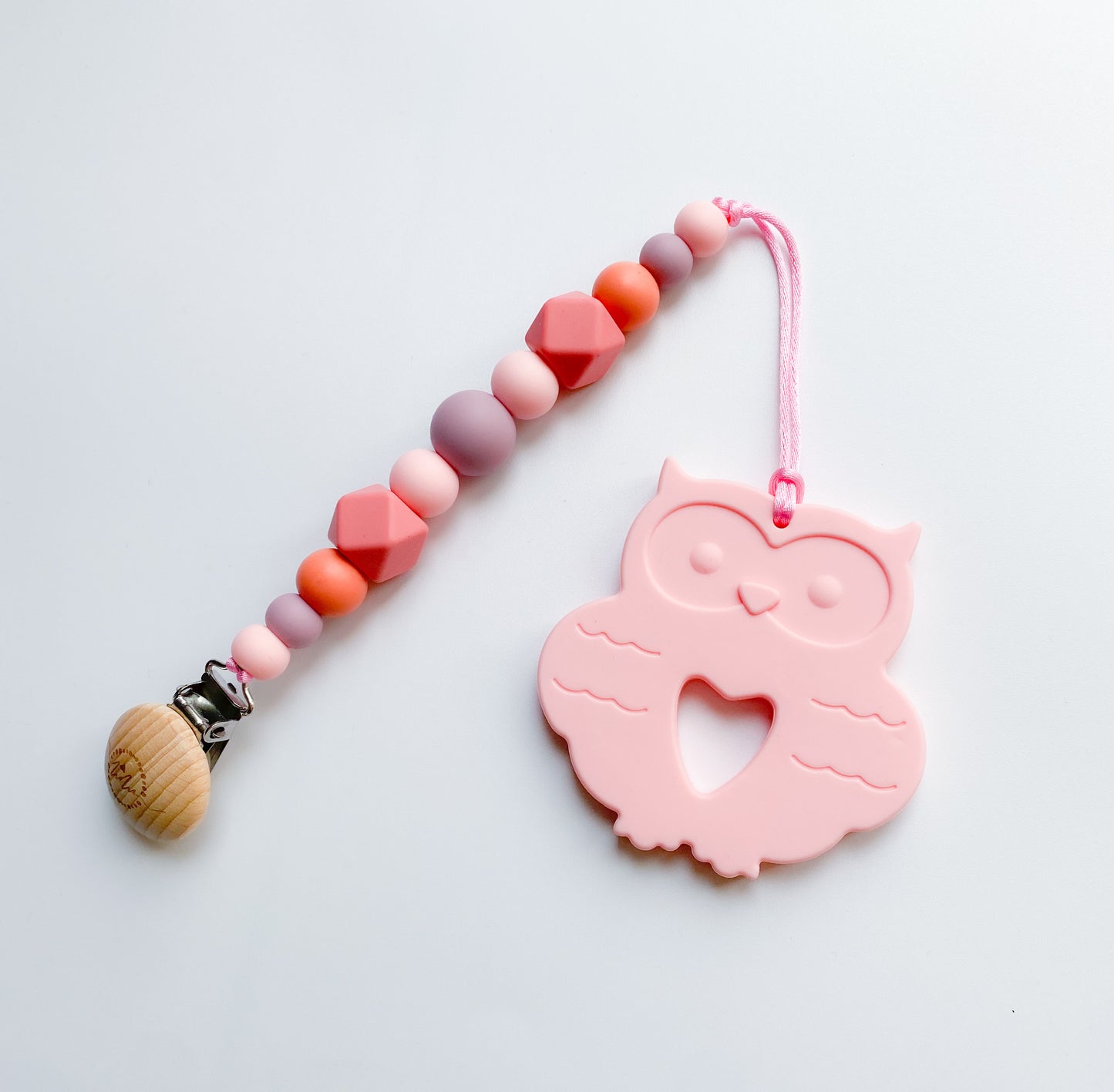 Owl Teether + Clip