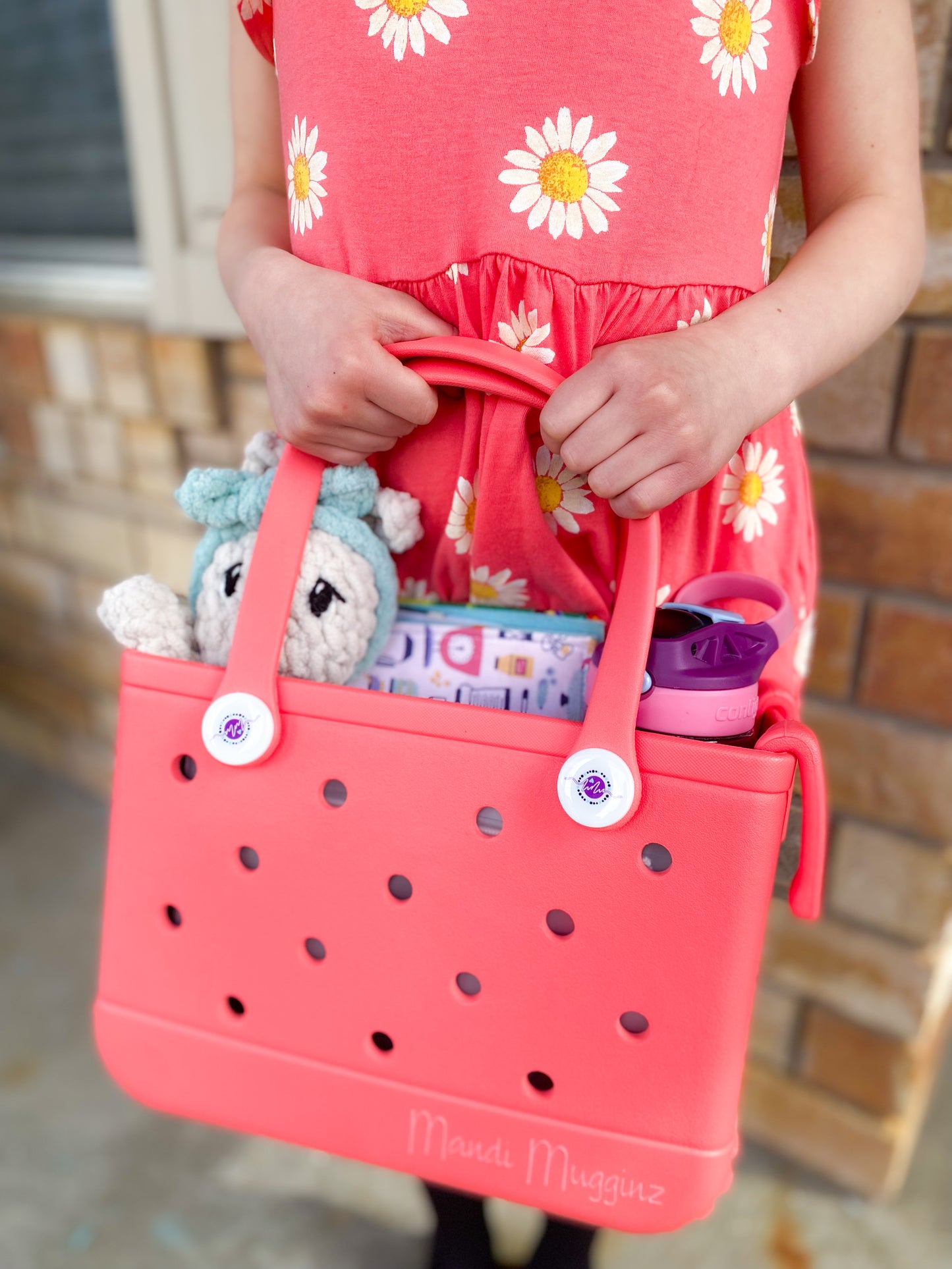 Coral Punch Tote Bag