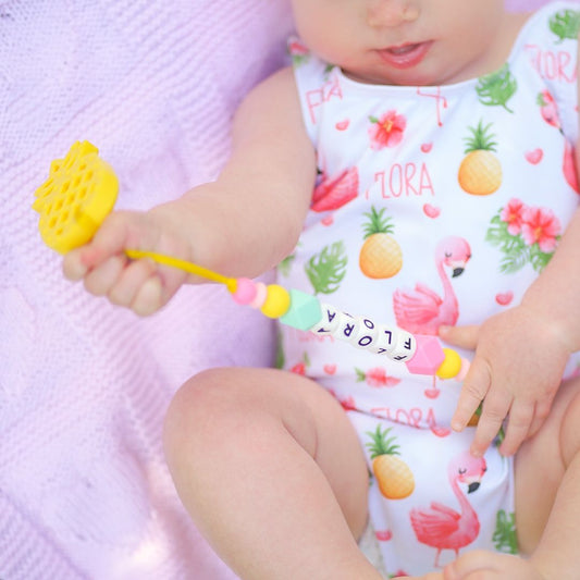 Pineapple Teether + Clip